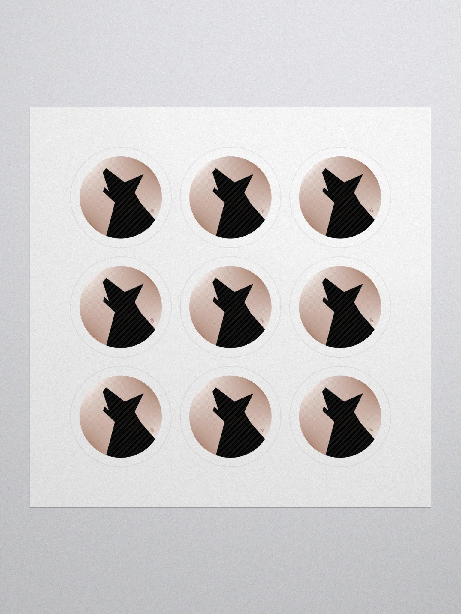 Full Moon Wolf - Sticker Set product image (1)