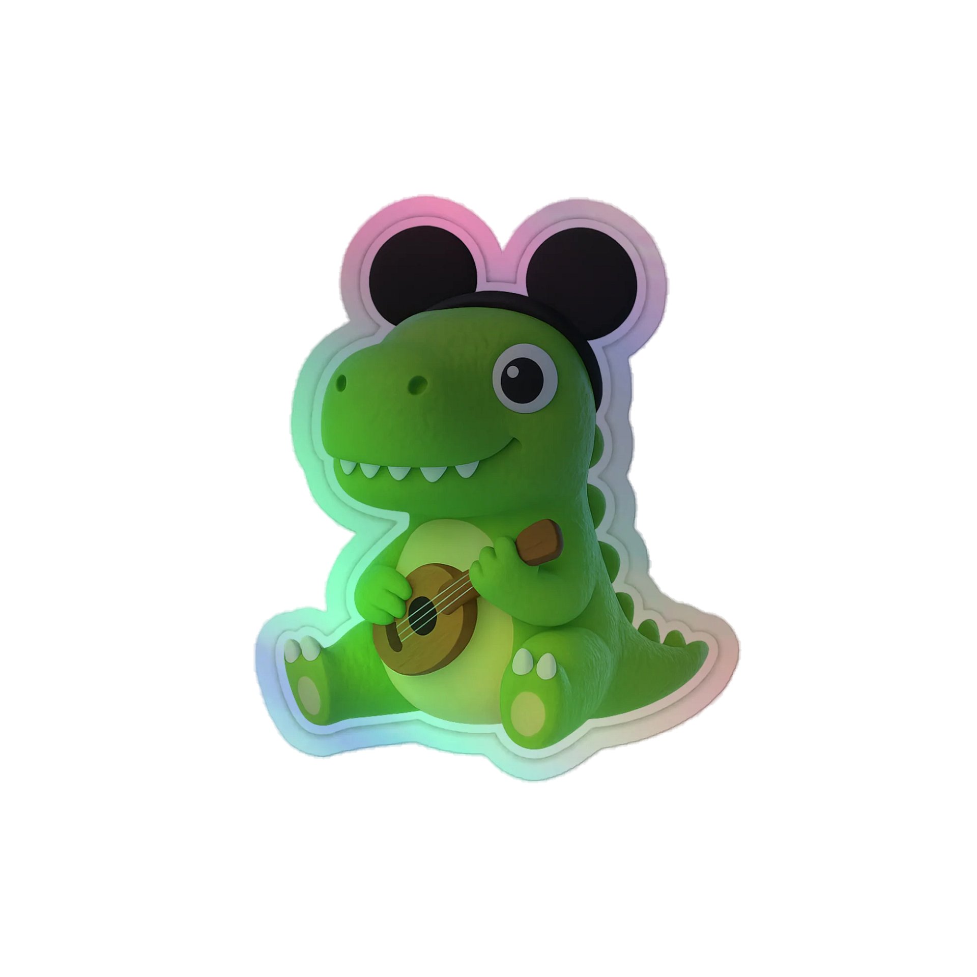 Dino Rockstar Holographic Sticker Set product image (1)