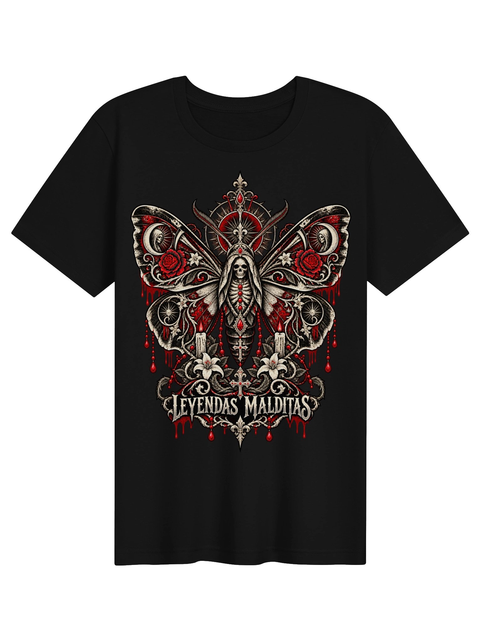 La Santísima – Camiseta Gótica de Santa Muerte product image (1)