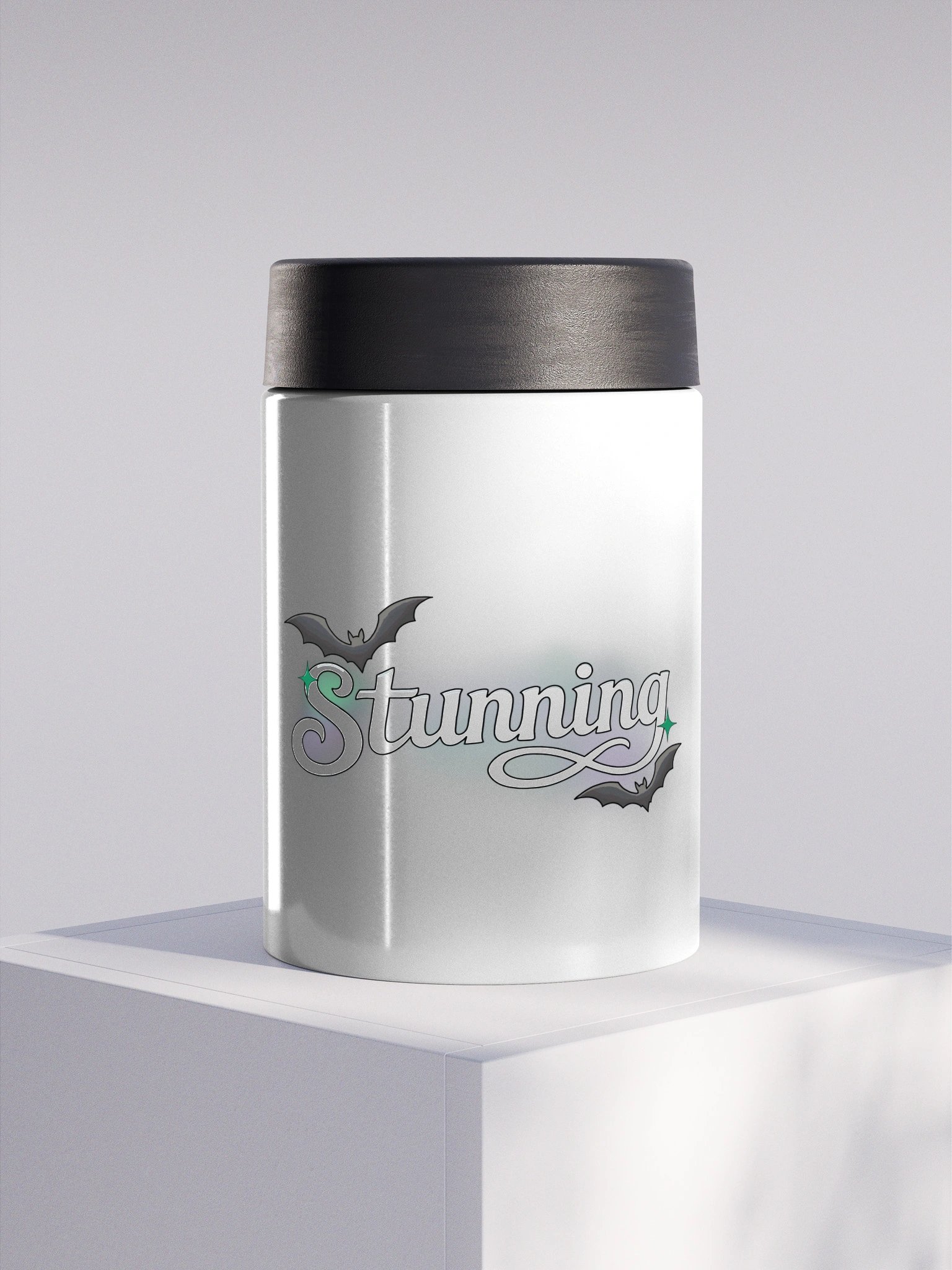 Stunning in White Can Koozie product image (1)