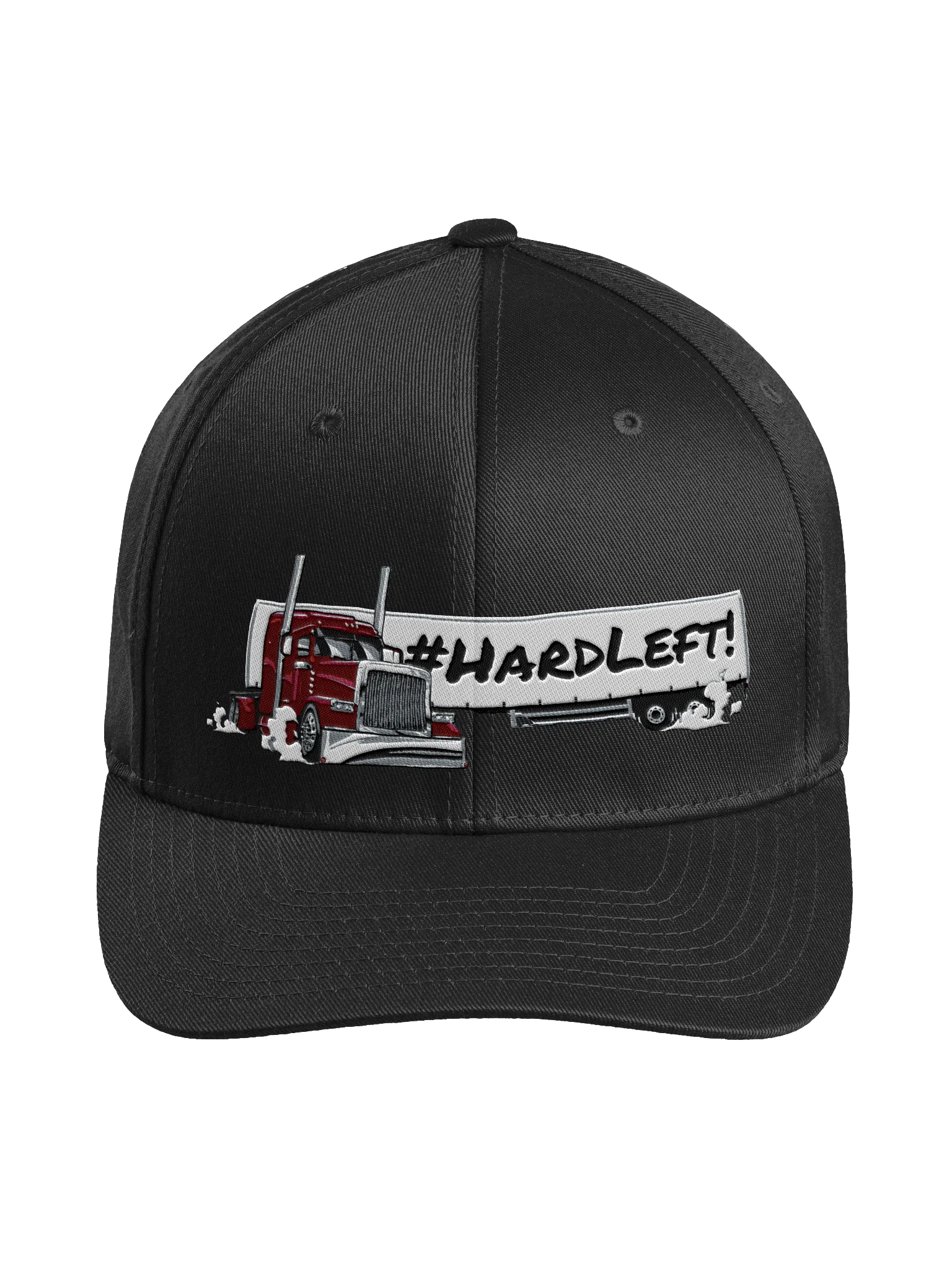"Hard Left" Fitted Cap product image (2)