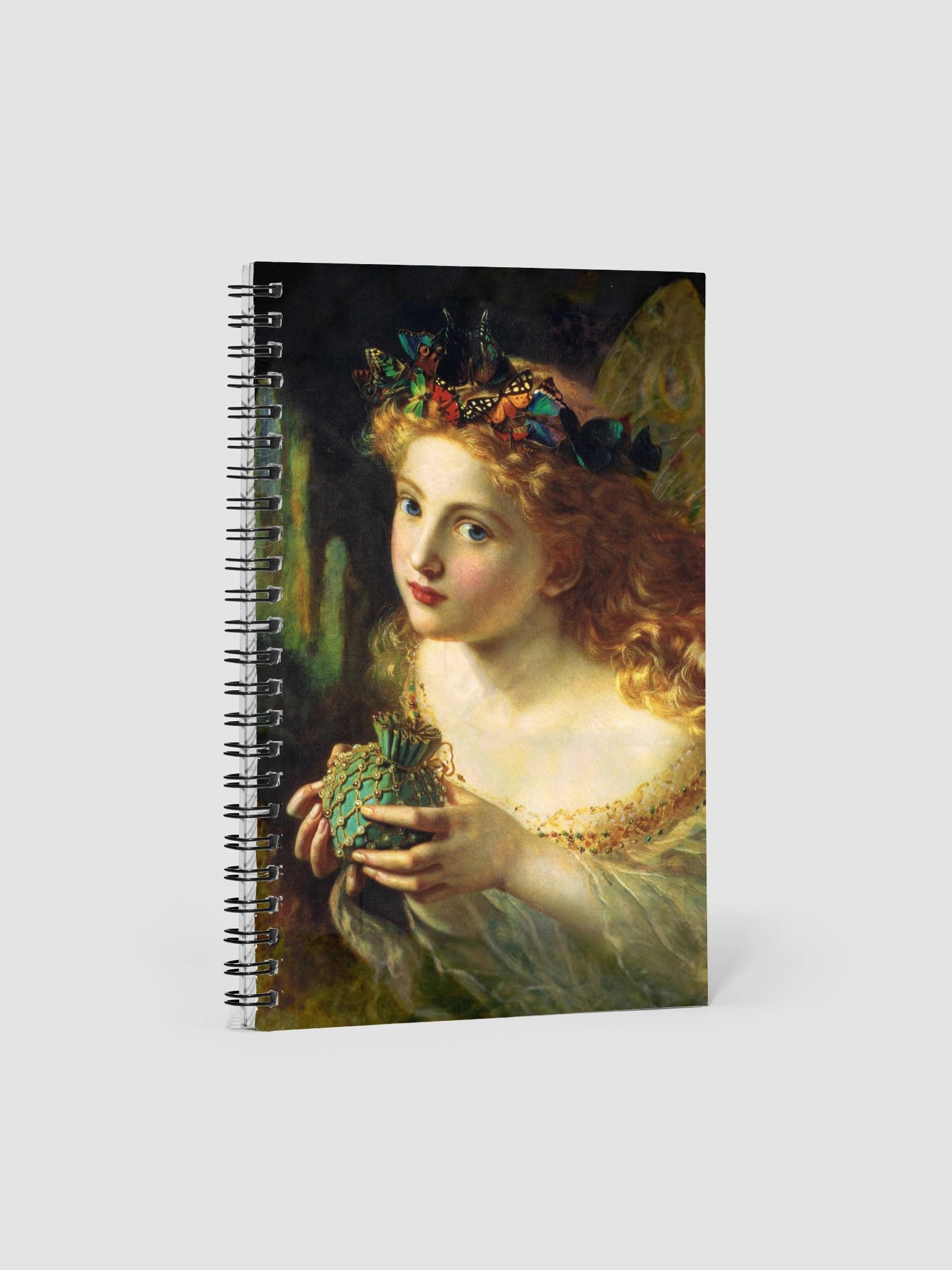 "A Portrait of a Fairy" by Sophie Gengembre Anderson Spiral Notebook product image (4)