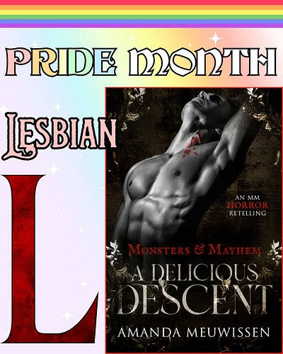 This #PrideMonth I will be highlighting different #LGBTQ+ representation in my books, starting this week with L, Lesbian.

❤️...