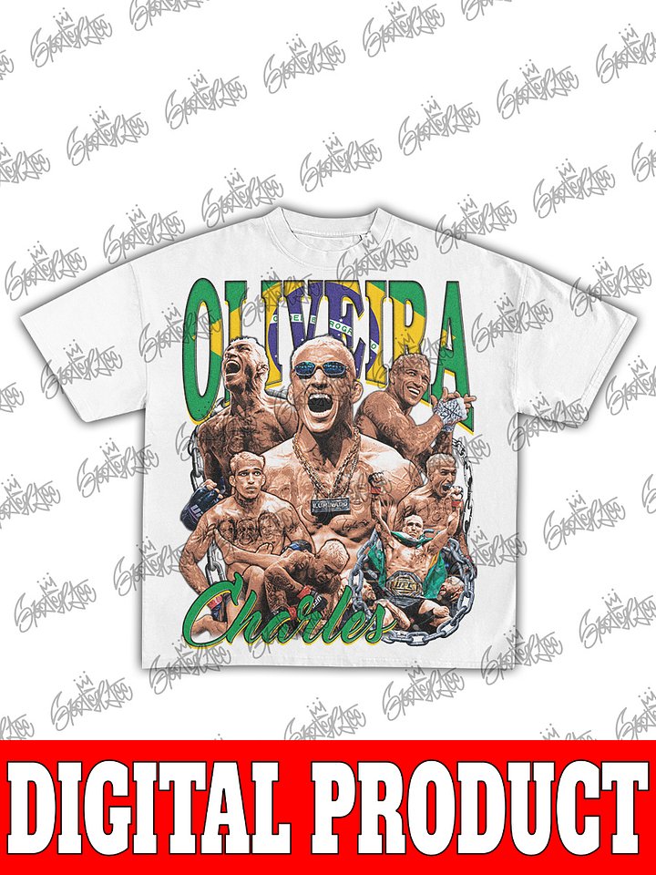 Charles "Do Bronx" Oliveira Vintage UFC Champion Bootleg Graphic product image (2)