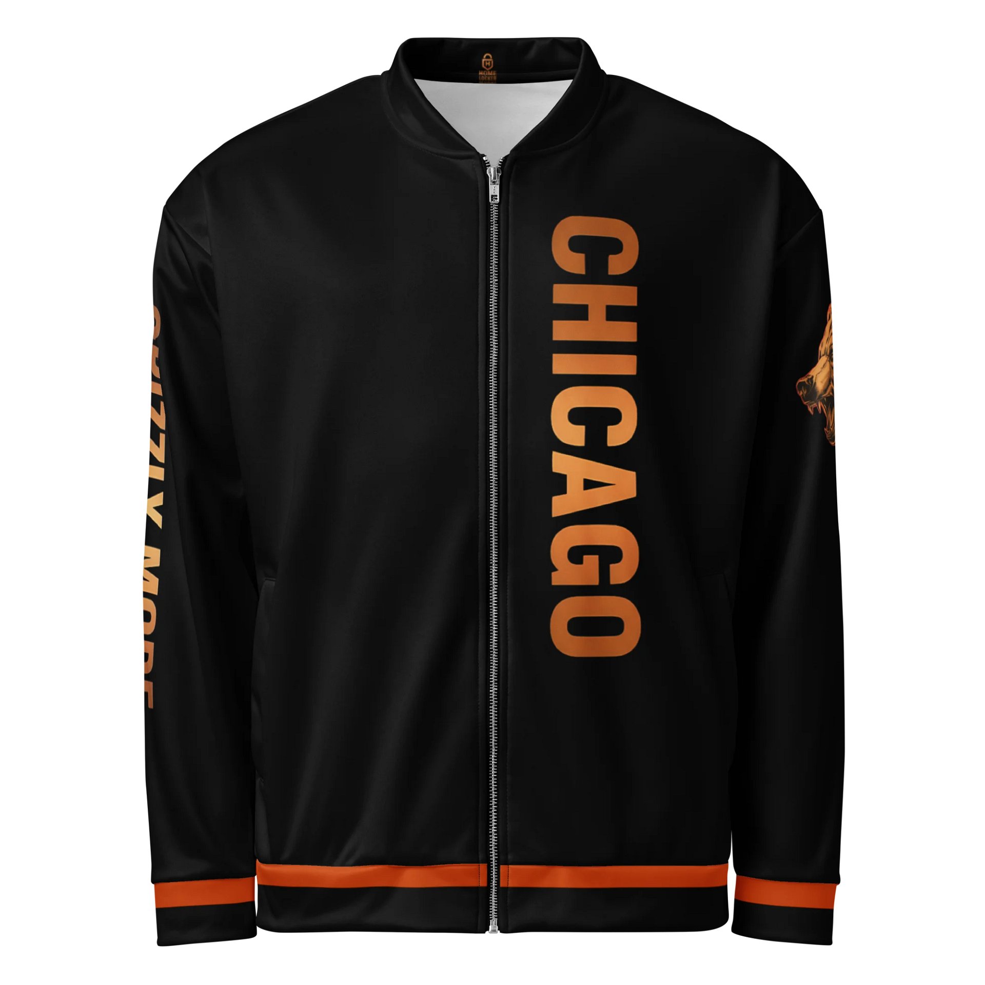 GRIZZLY MODE™ QB1 BOMBER JACKET — CHICAGO | FOOTBALL | HOME LOCKER product image (3)