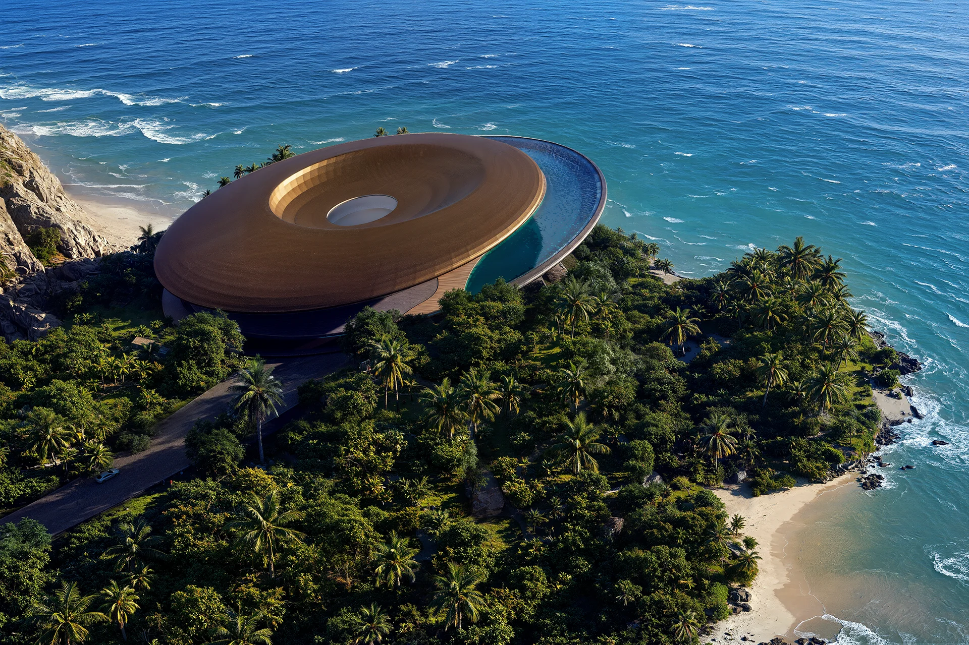 Cliff House (3D Model + D5 Render Scene) product image (9)