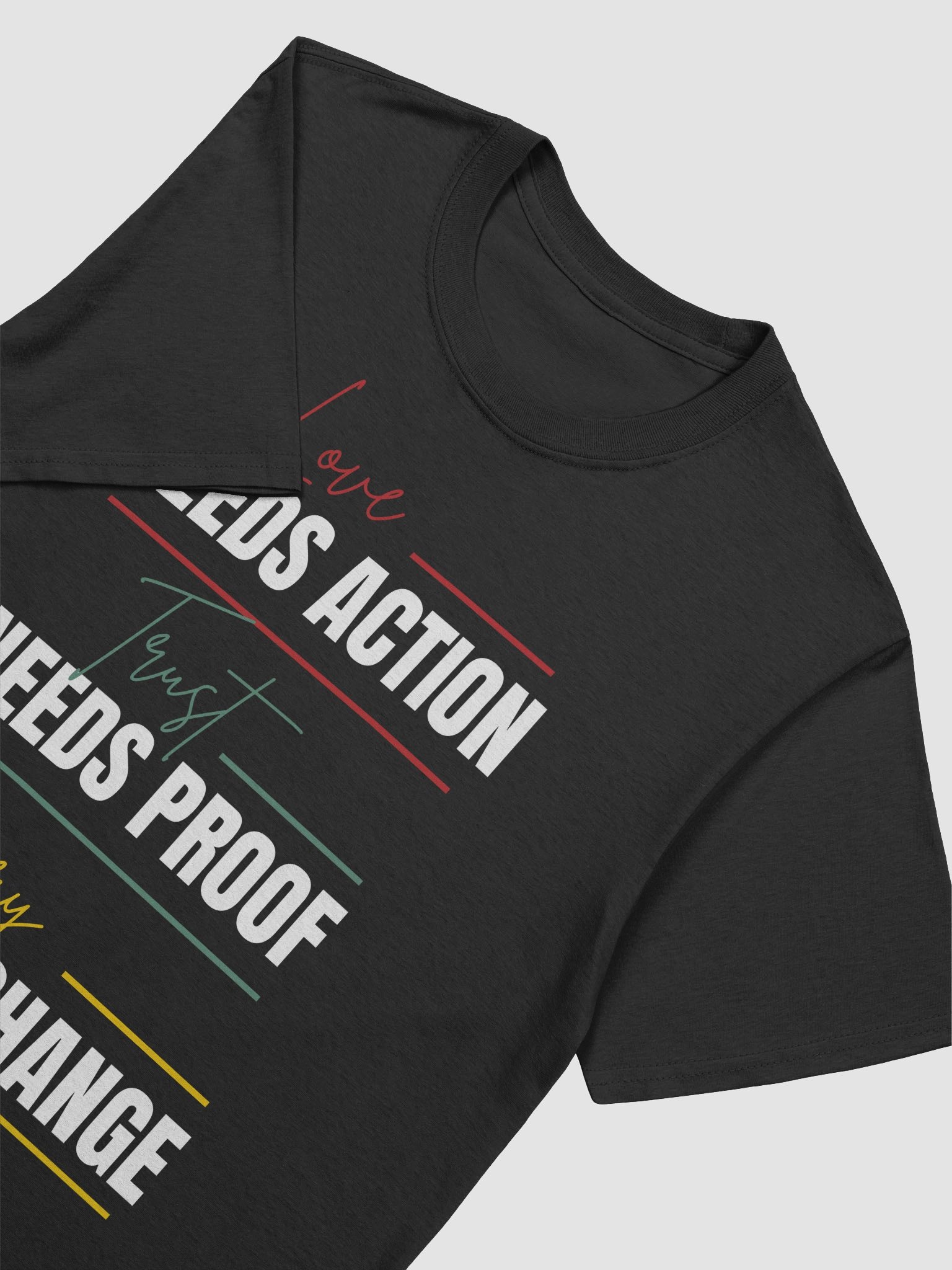 Unisex Softstyle T-Shirt- Love needs action product image (33)