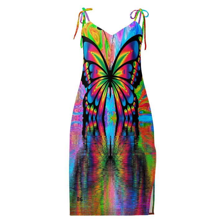 'Butterflies' Breezy Vibes Chiffon Slip Dress product image (3)