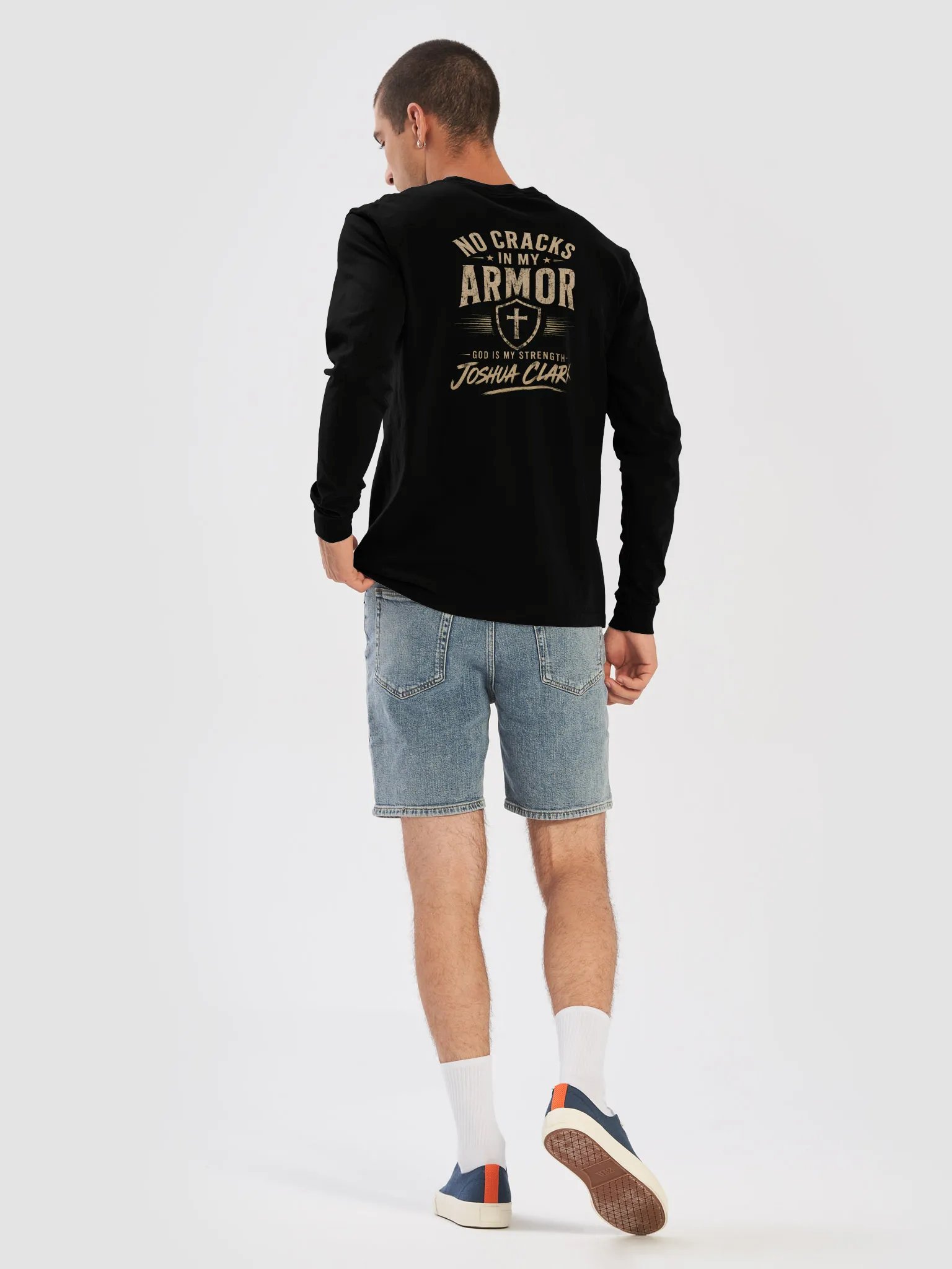 No Cracks In My Armor Comfort Colors Garment-Dyed Long Sleeve product image (8)