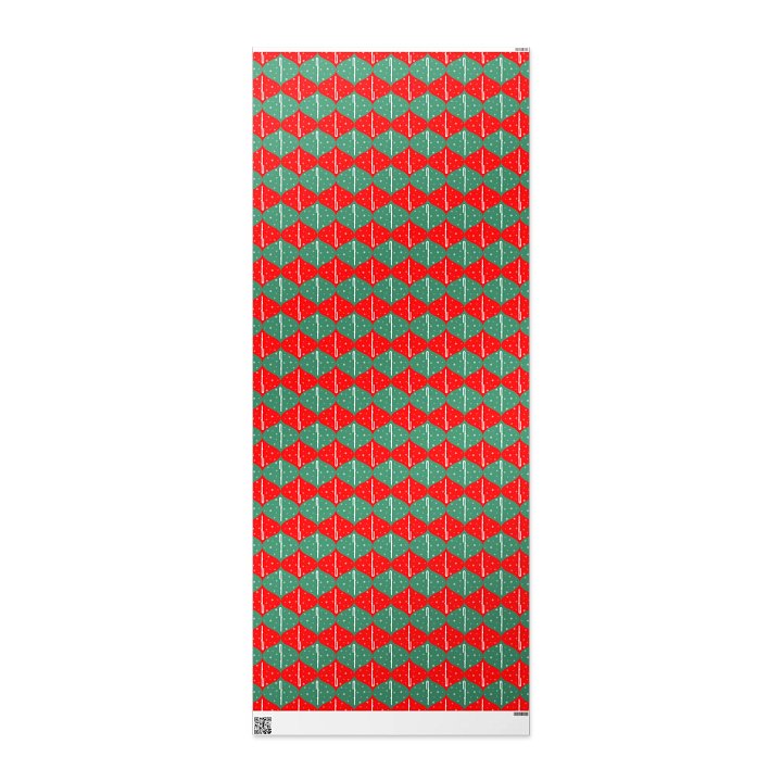 Ogee Gift Wrap Roll - Red and Green Bass - 30x72 product image (2)