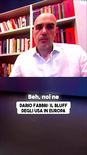 È possibile che l'Europa stia vivendo un momento di svolta strategica, o si tratta solo dell'ennesimo bluff orchestrato dagli...