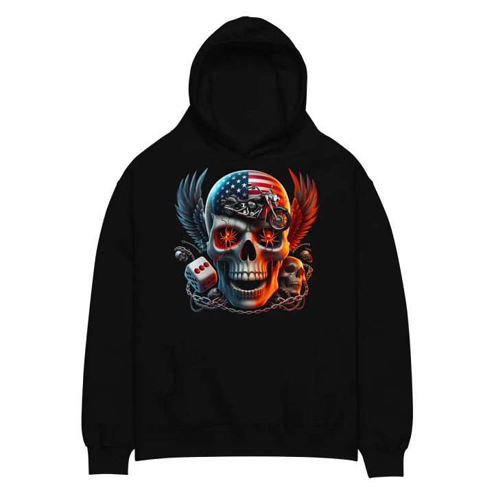 Patriotic Reaper Oversized Hoodie #23 product image (2)