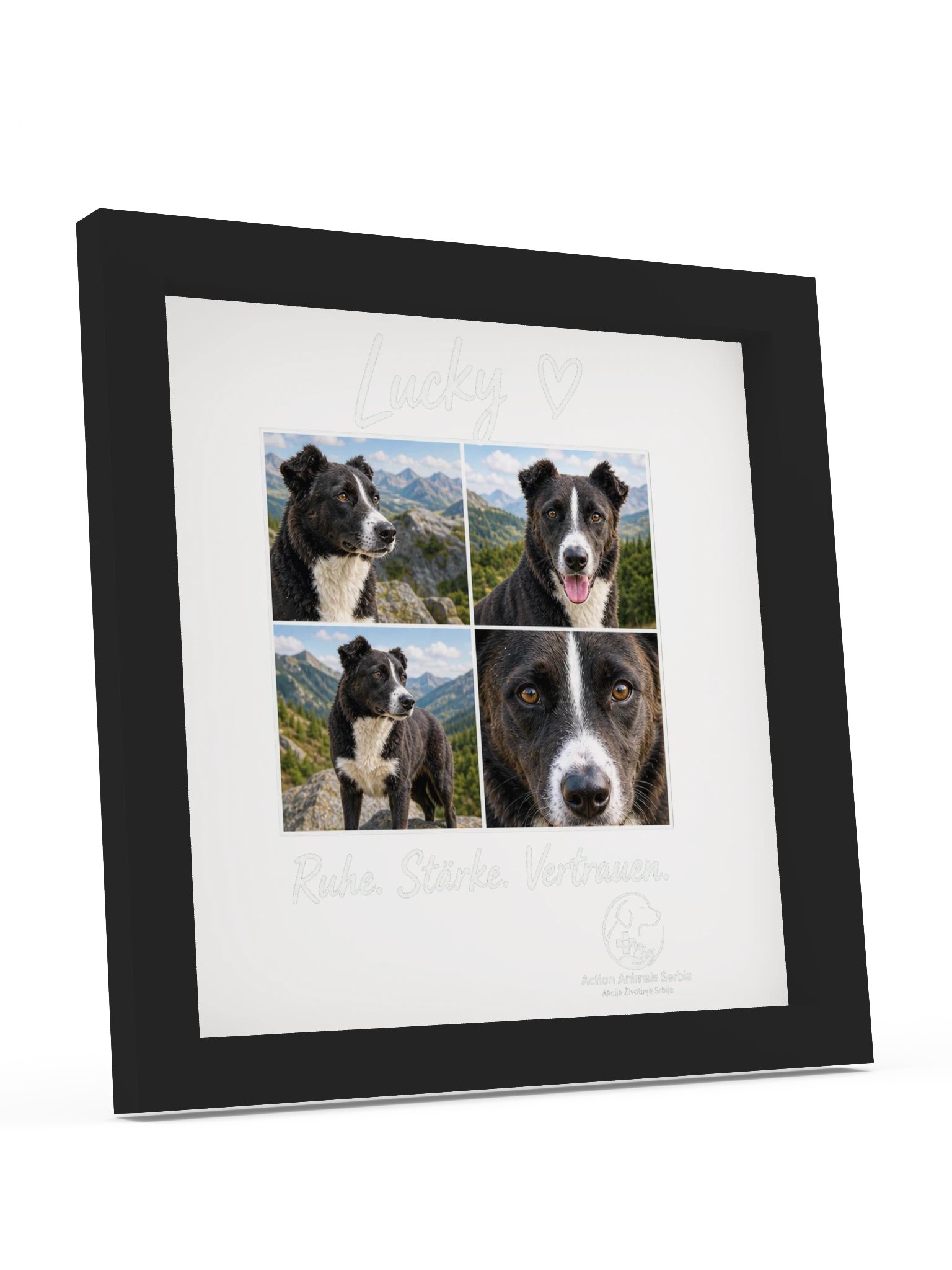 Lucky – Ruhe. Stärke. Vertrauen. Gerahmtes Poster product image (10)