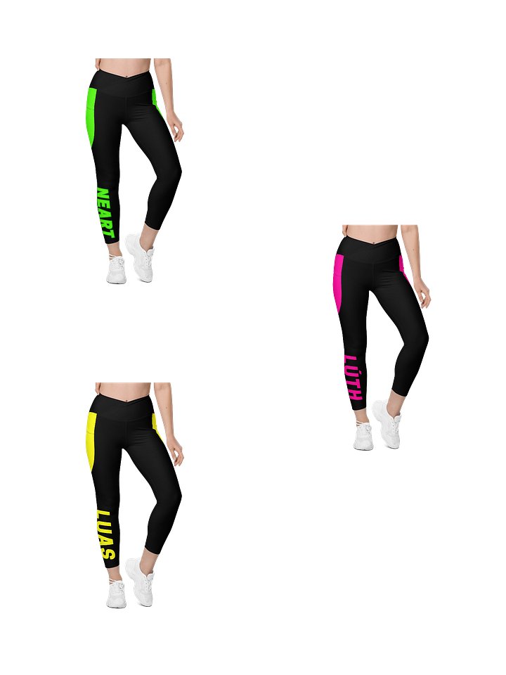 Luas, Nearth and Lúth - Speed, Strength and Agility | Crossover Semi Compression UPF50+ Workout leggings with Pockets  [Bundle]  product image (1)