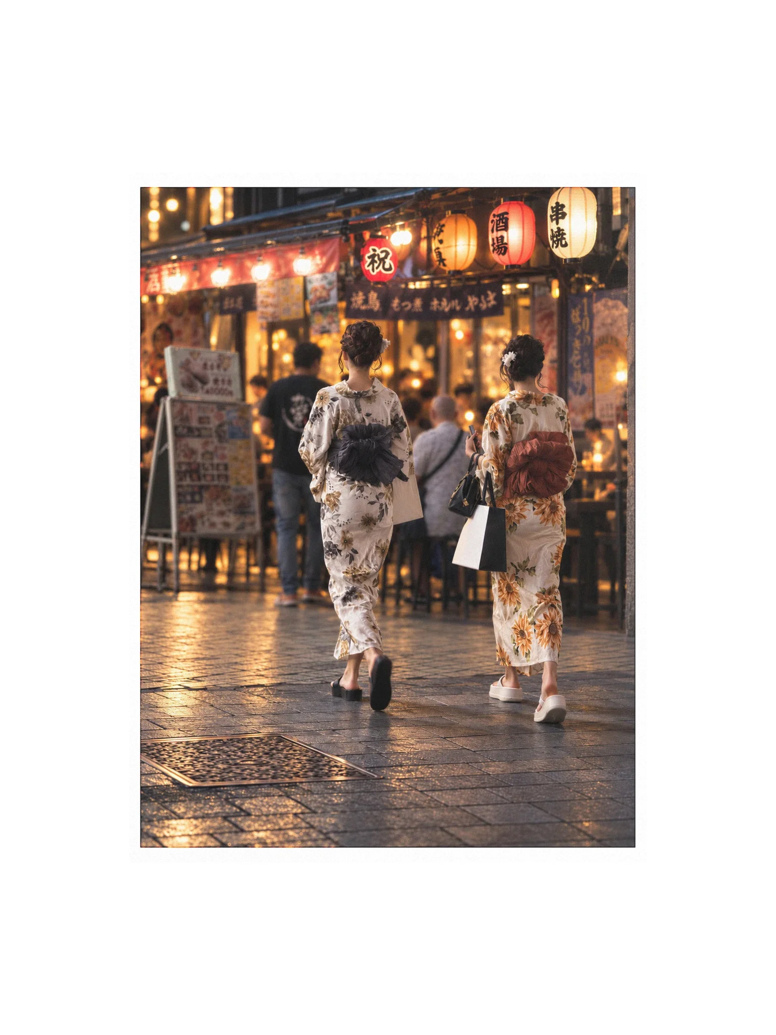 Summer Yukata in Ameyoko, Tokyo | Photo Print product image (1)