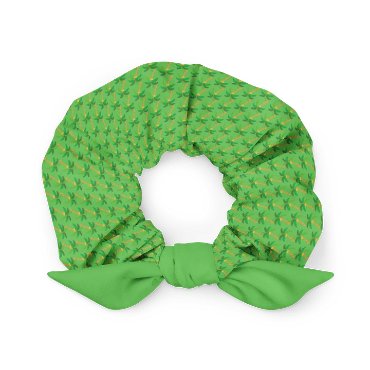 Tropical Breeze Palm Print Scrunchie product image (1)