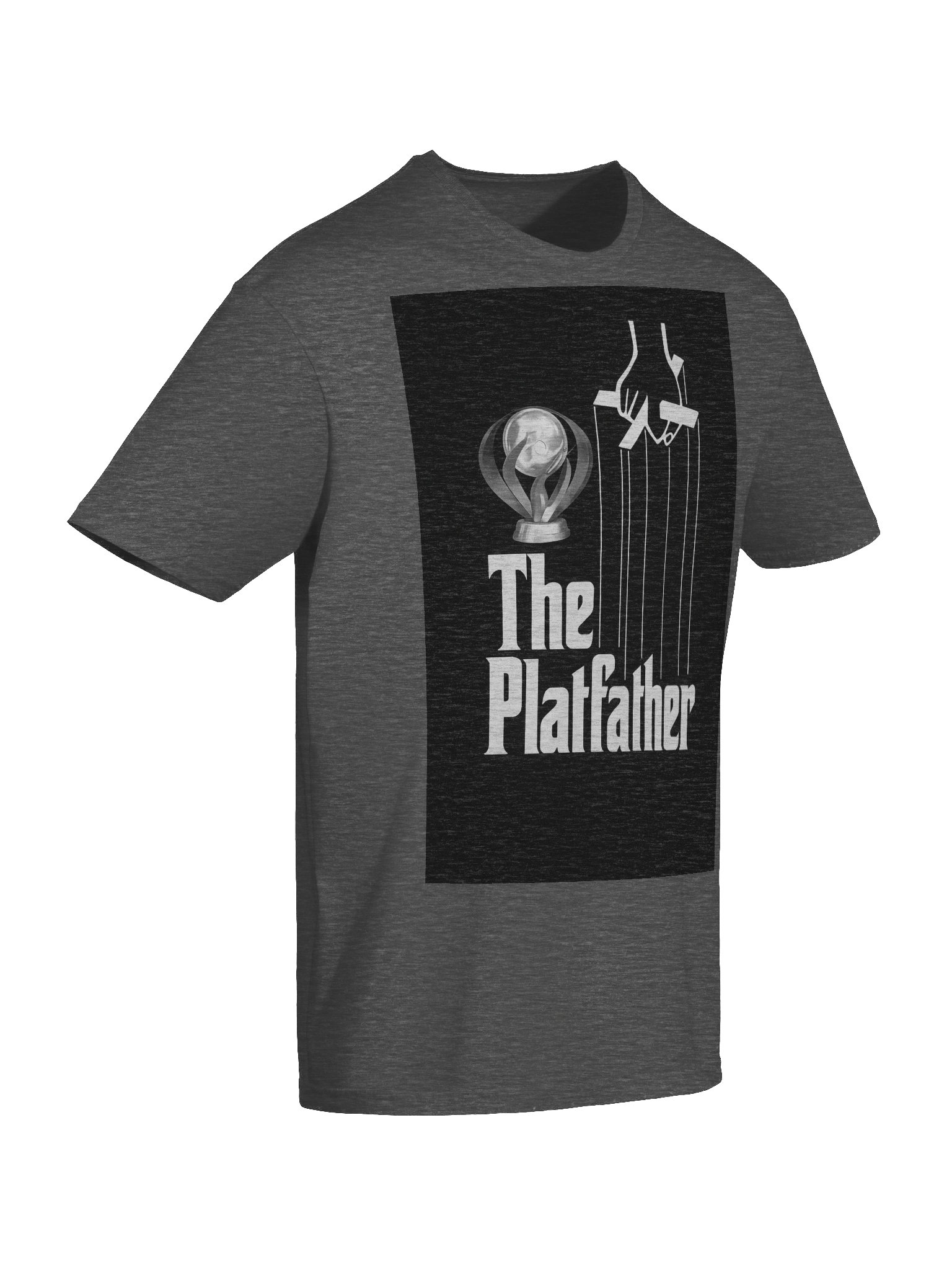 The Platfather T-Shirt | Platinum Trophy Gamer Parody | Mafia Movie Poster Style product image (10)