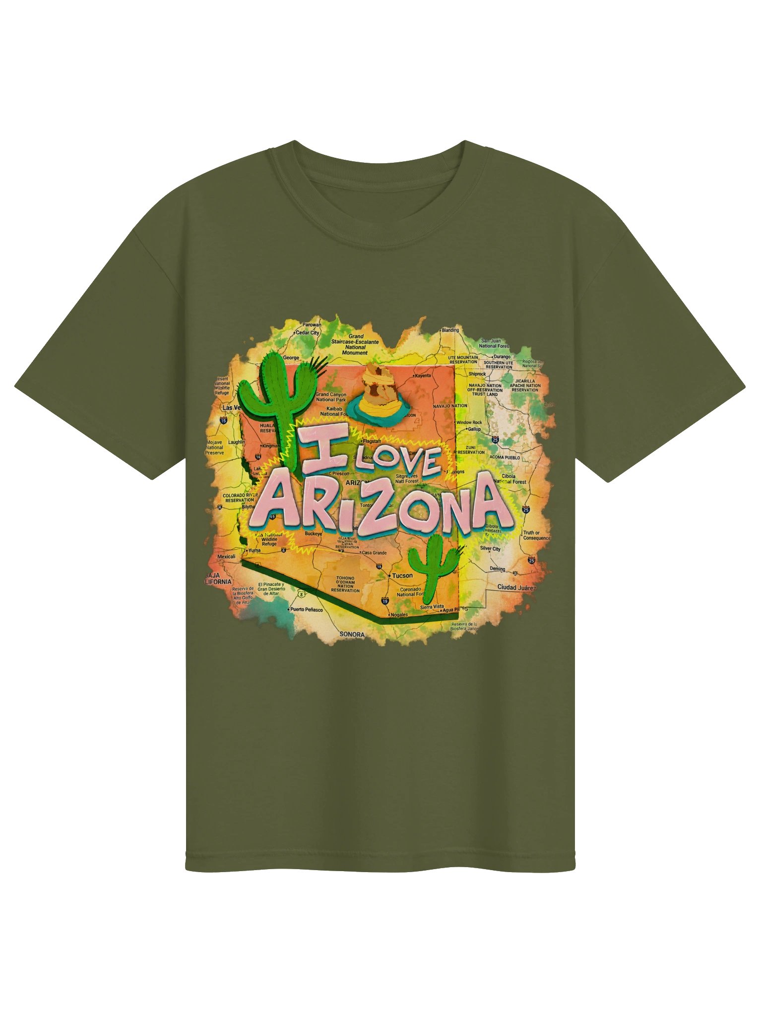 I Love Arizona™ Tee - Green product image (1)