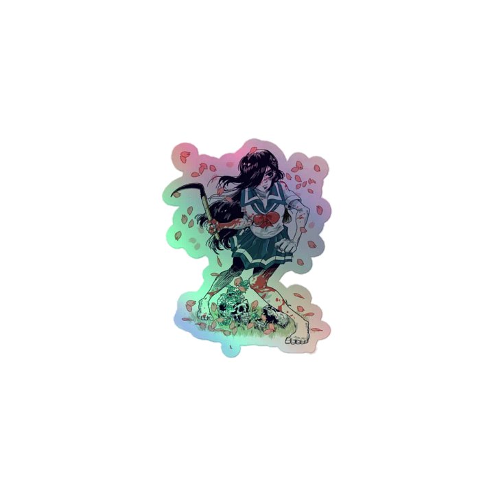 Bloodstained Seifuku Holographic Sticker Set product image (1)