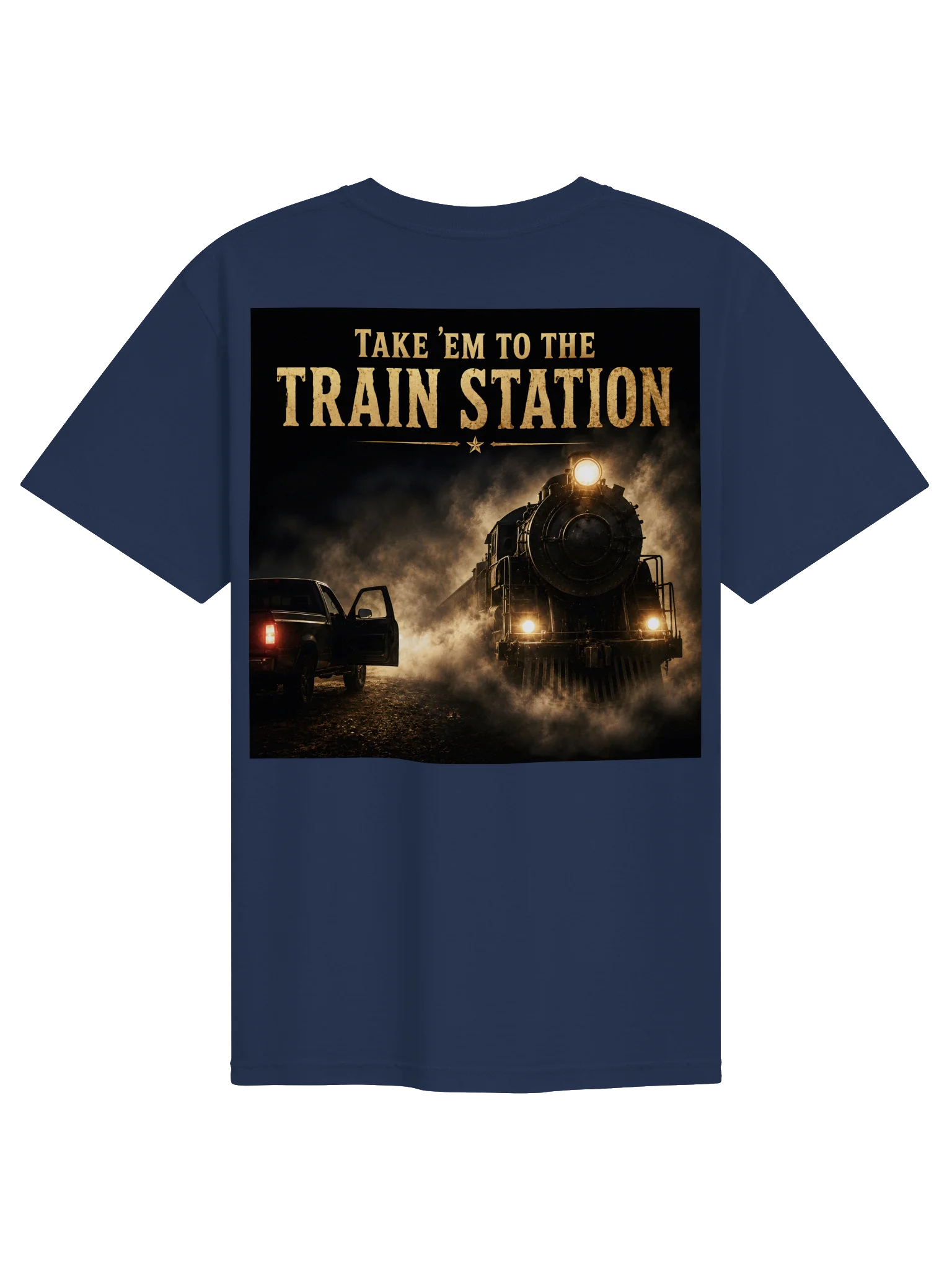 Take 'Em To The Train Station Premium Graphic Tee product image (1)