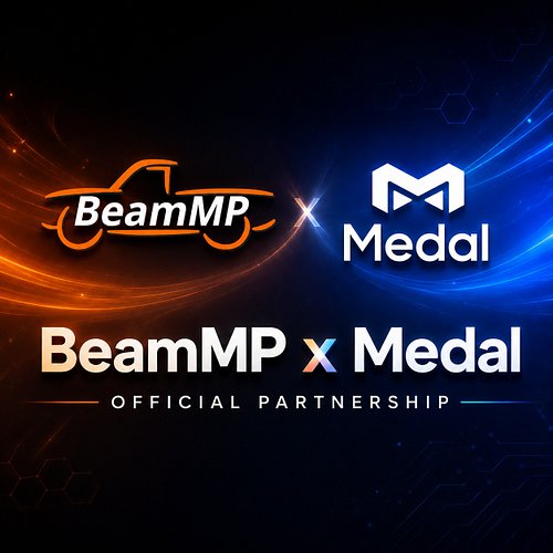 We’re excited to announce a new partnership between BeamMP and Medal.

Medal makes it easy to capture, edit, and share your b...