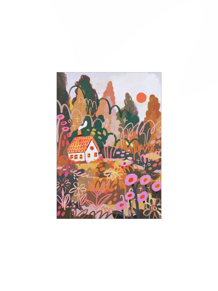 Playful Cottage Print product image (2)