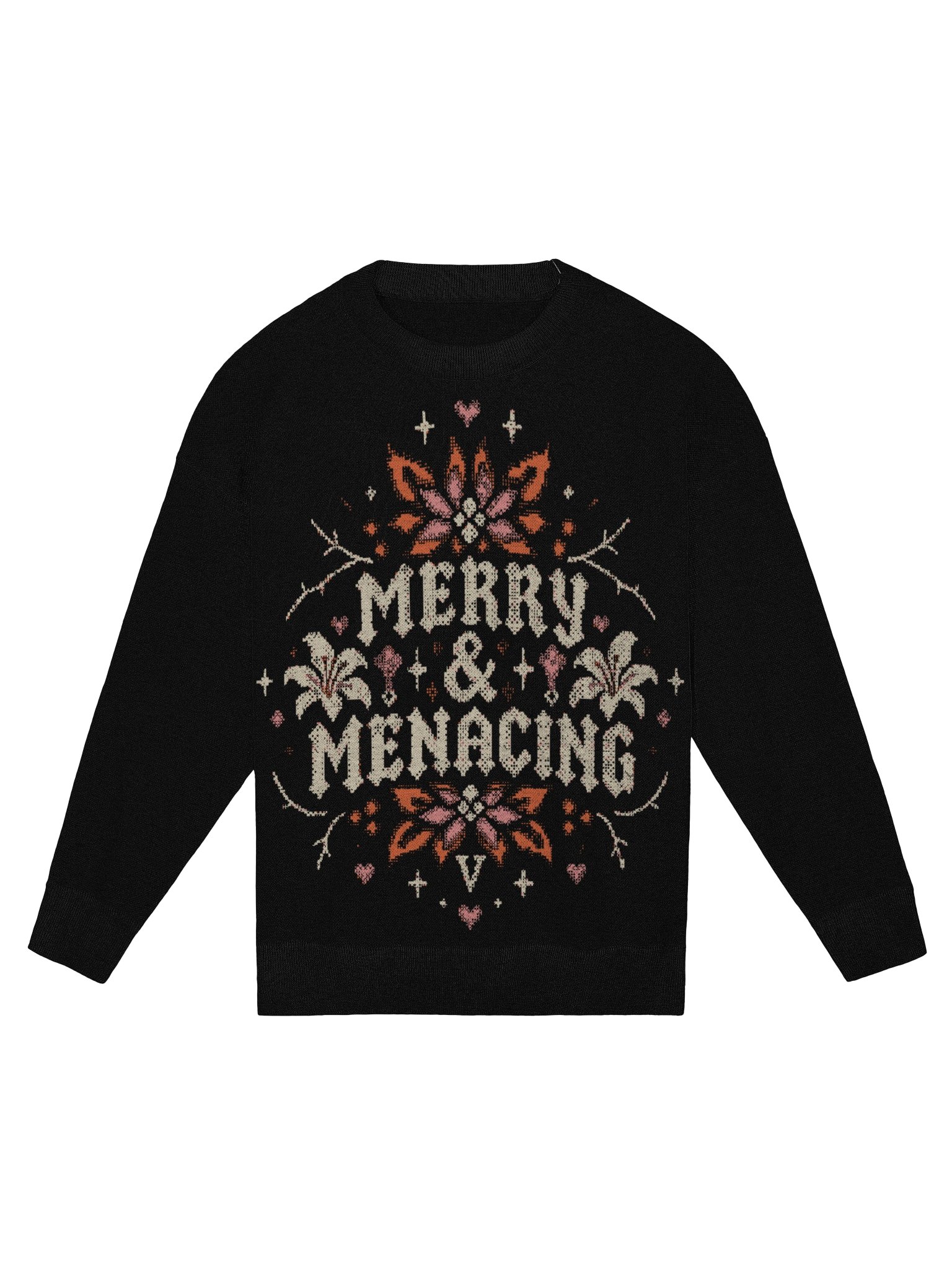 Merry & Menacing Knitted Christmas Jumper product image (1)