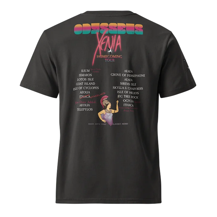 Odysseus Xenia Homecoming Tour retro band tee - unisex product image (2)