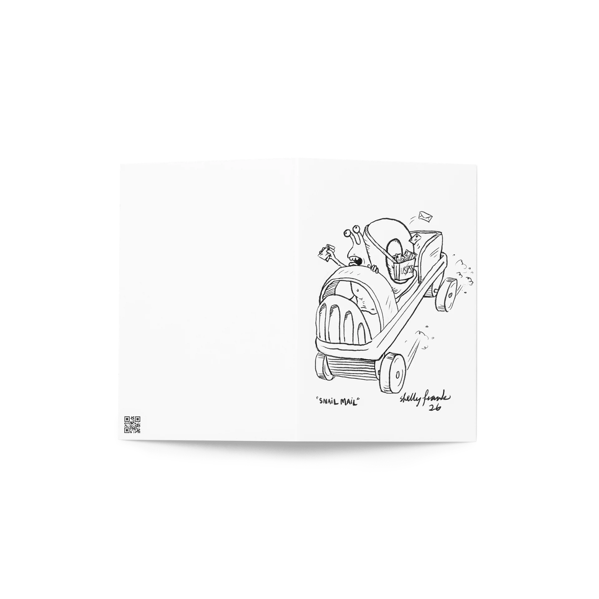 Snail Mail Blank card product image (4)