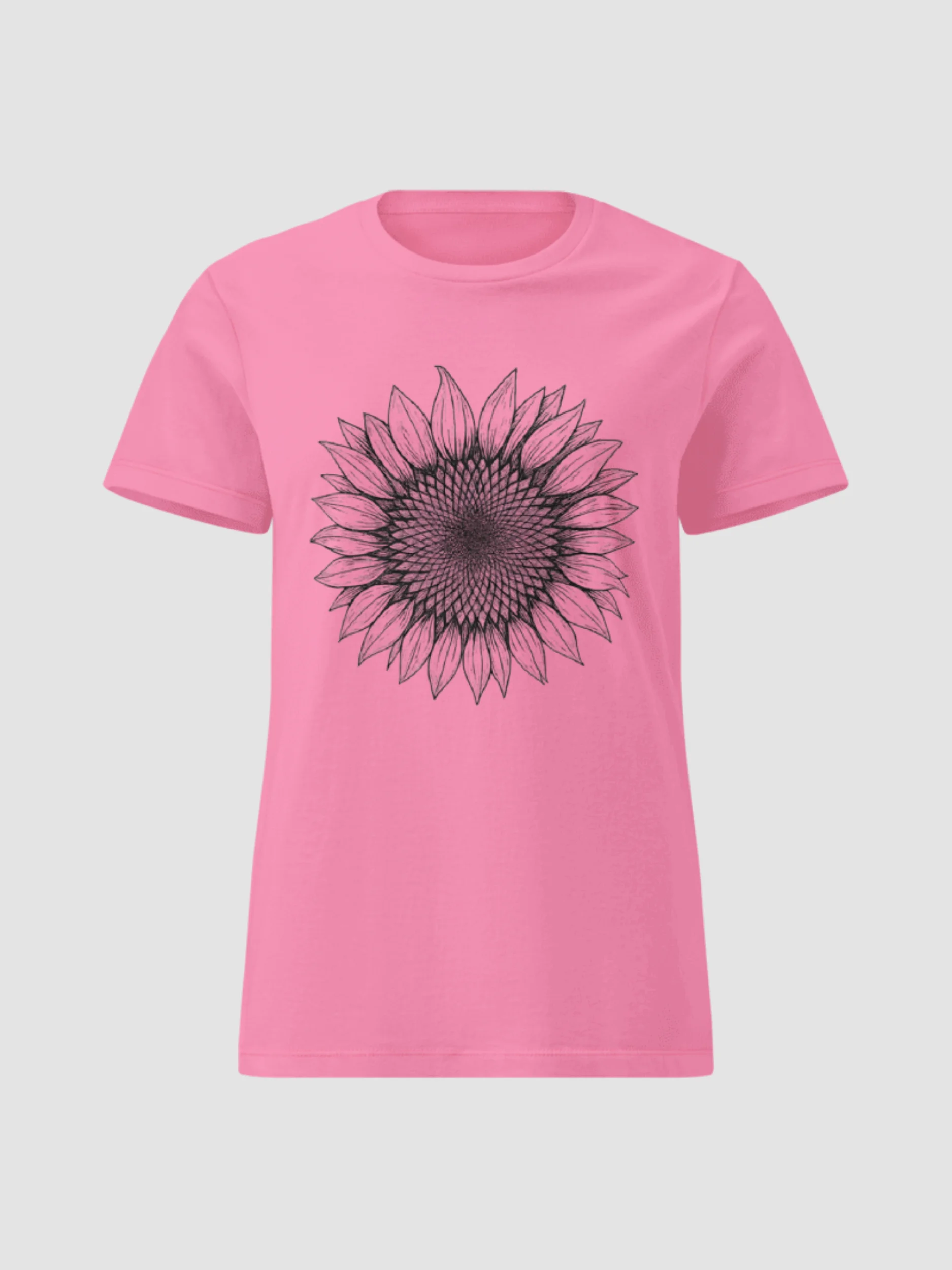 Women’s Sunflower Graphic Tee – Short Sleeve, Soft Cotton, Casual Summer Top product image (25)