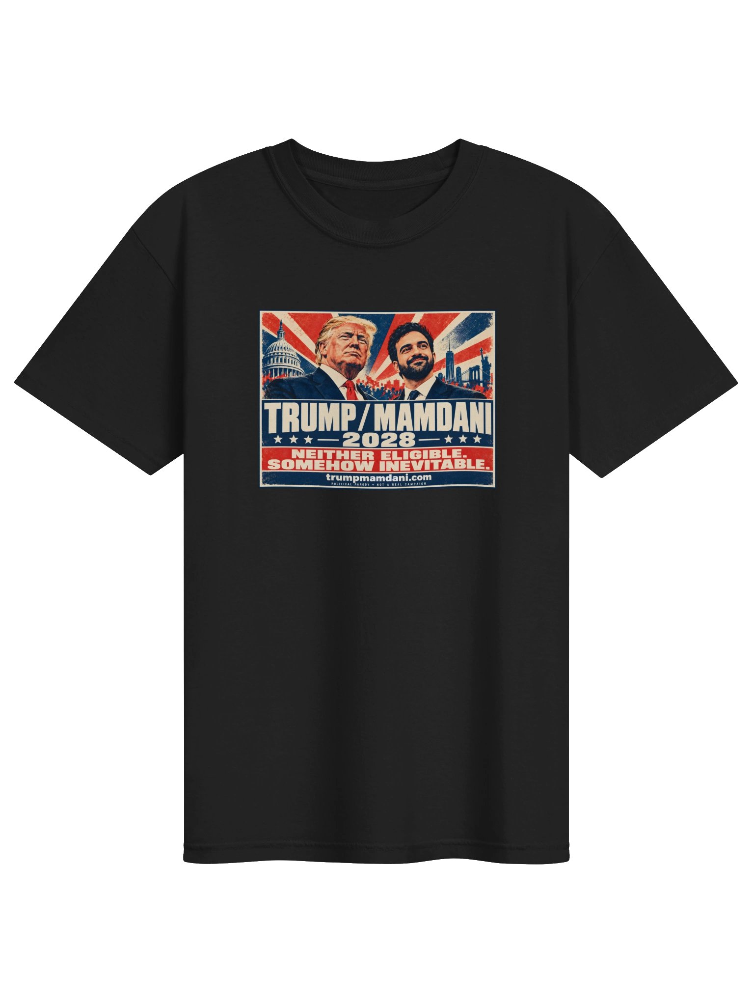 Trump Mamdani (Un)official Campaign T-Shirt product image (19)