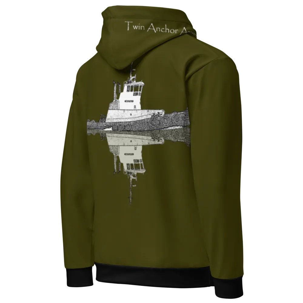 Tug Westrac & Reflection (Green) – Performance Marine Wear | Twin Anchor Apparel North Current Line product image (10)