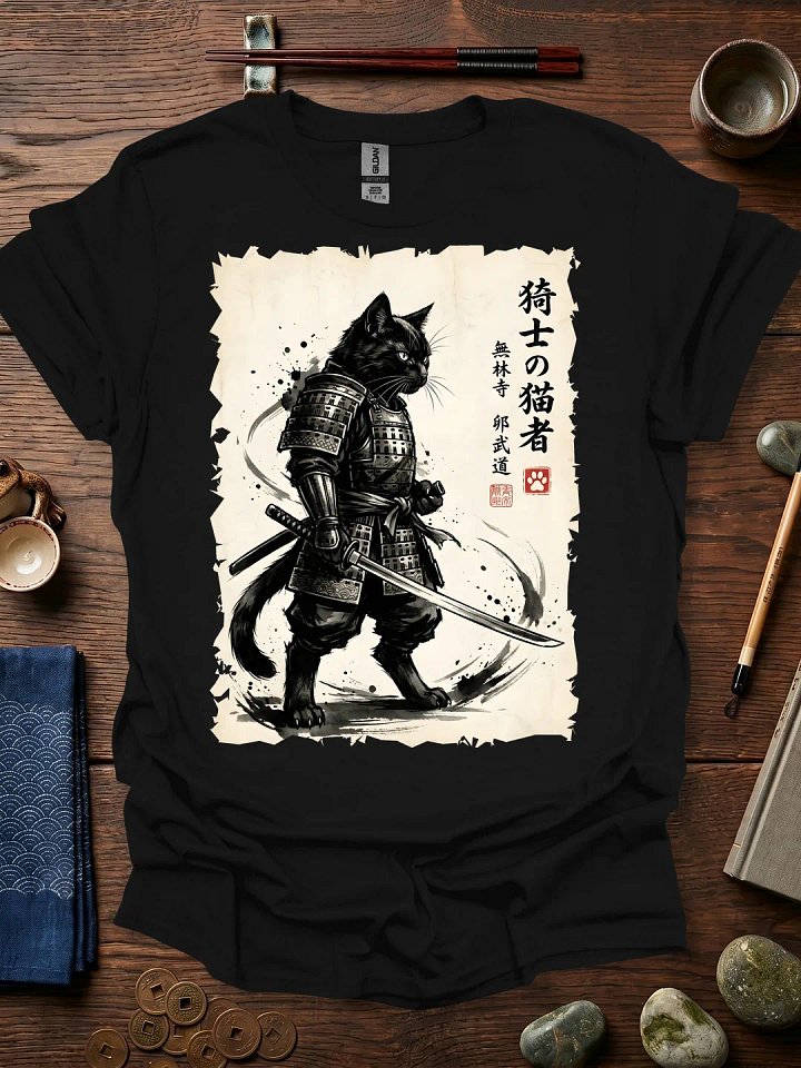 Noble Samurai Cat T-Shirt product image (11)