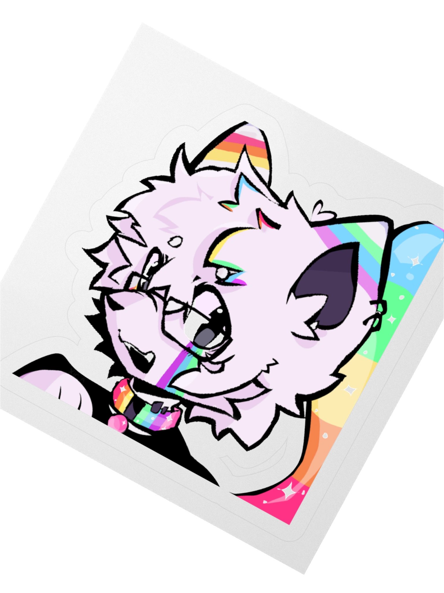 GLITTER CHECK sticker product image (2)