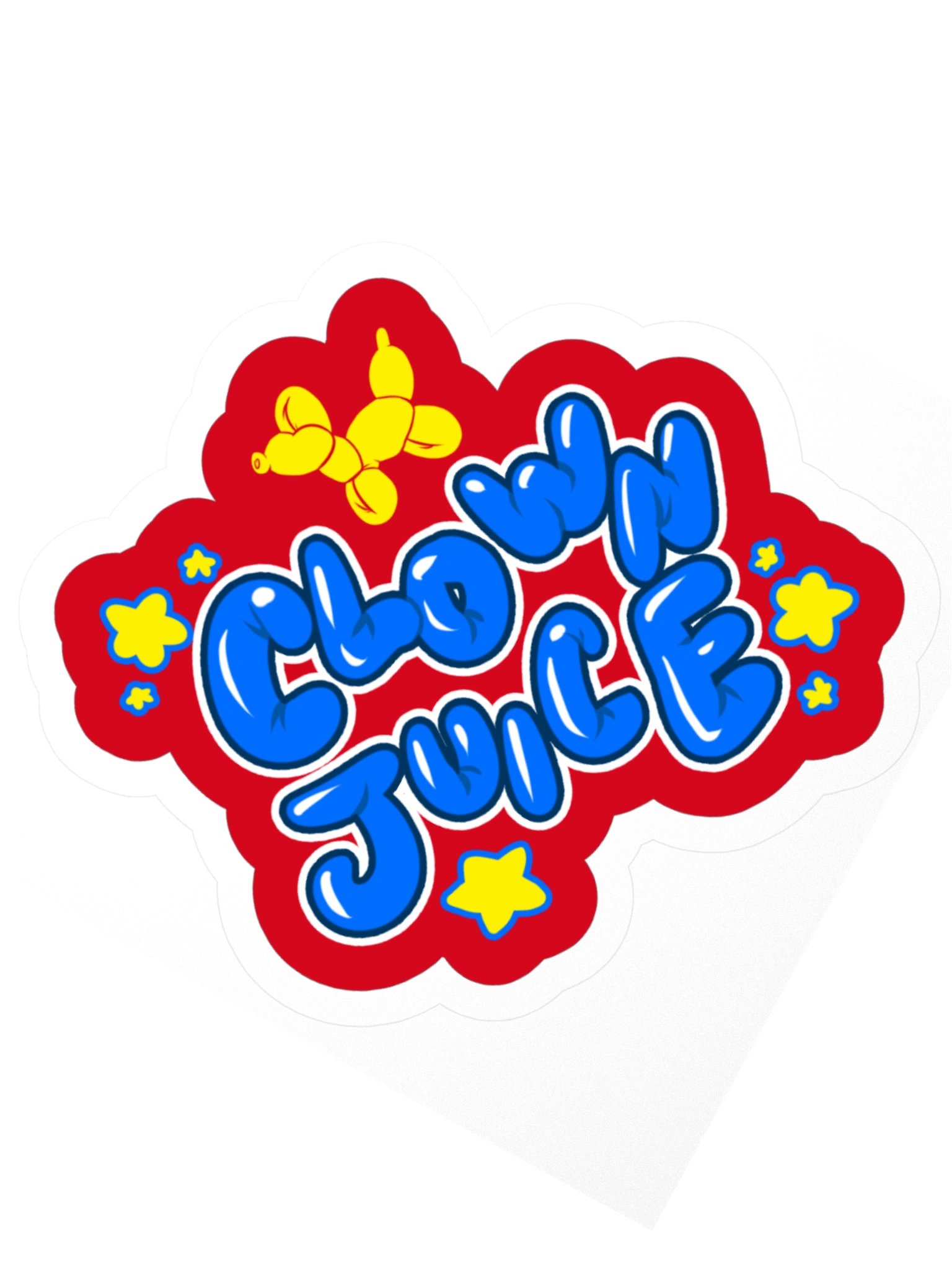 Clown Juice Kiss Cut Sticker product image (2)