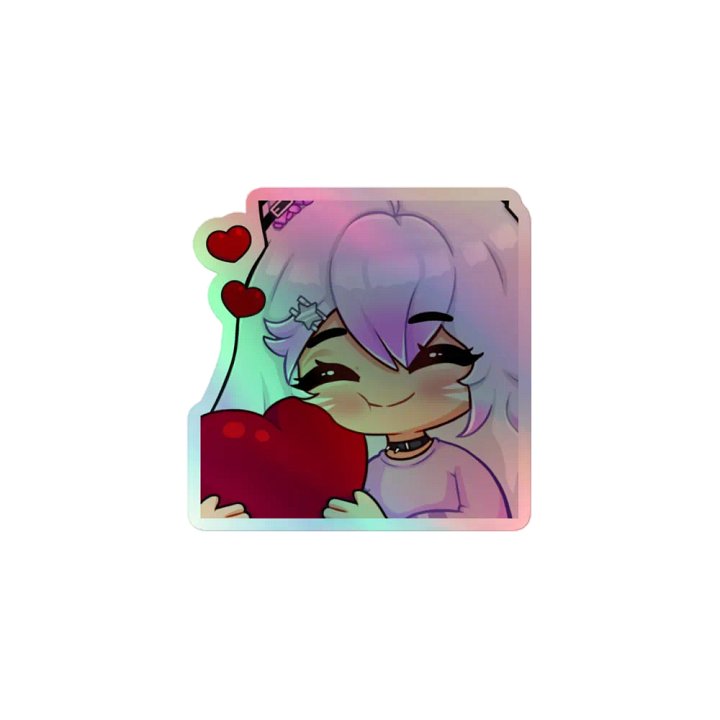Meepa Love Holographic Sticker product image (1)