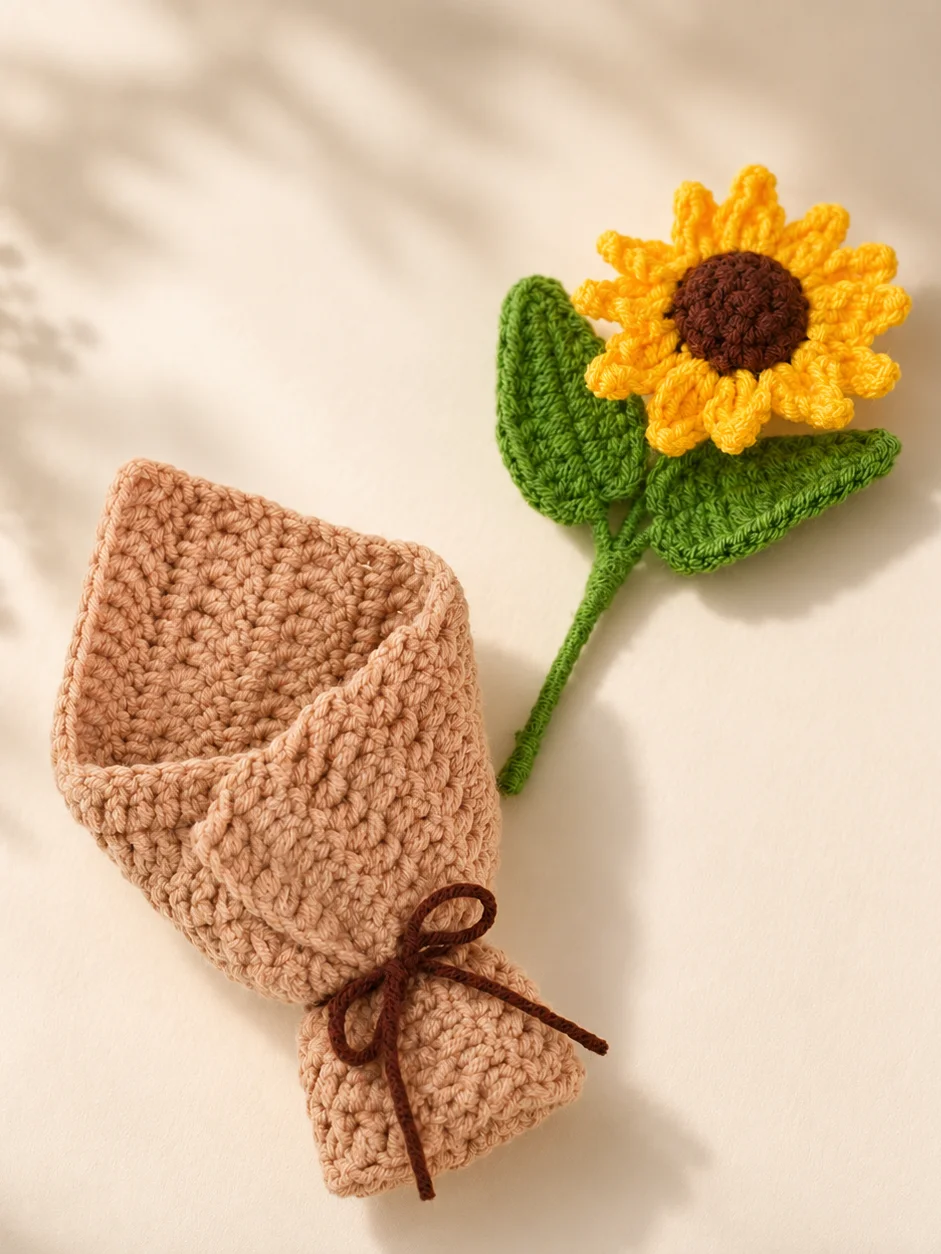 Sunflower Bouquet Crochet Pattern product image (5)