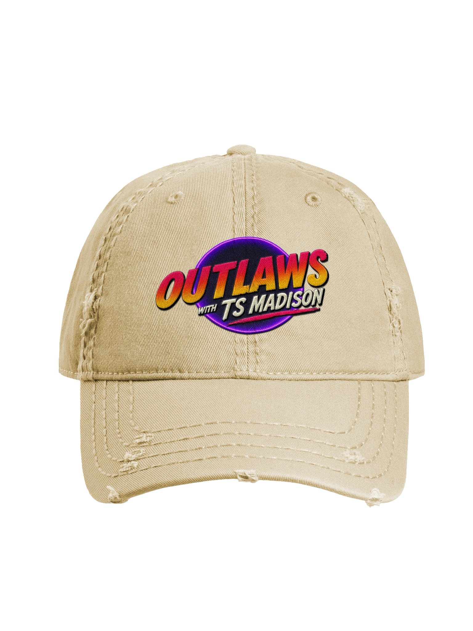 Outlaws Embroidered Distressed Hat product image (1)