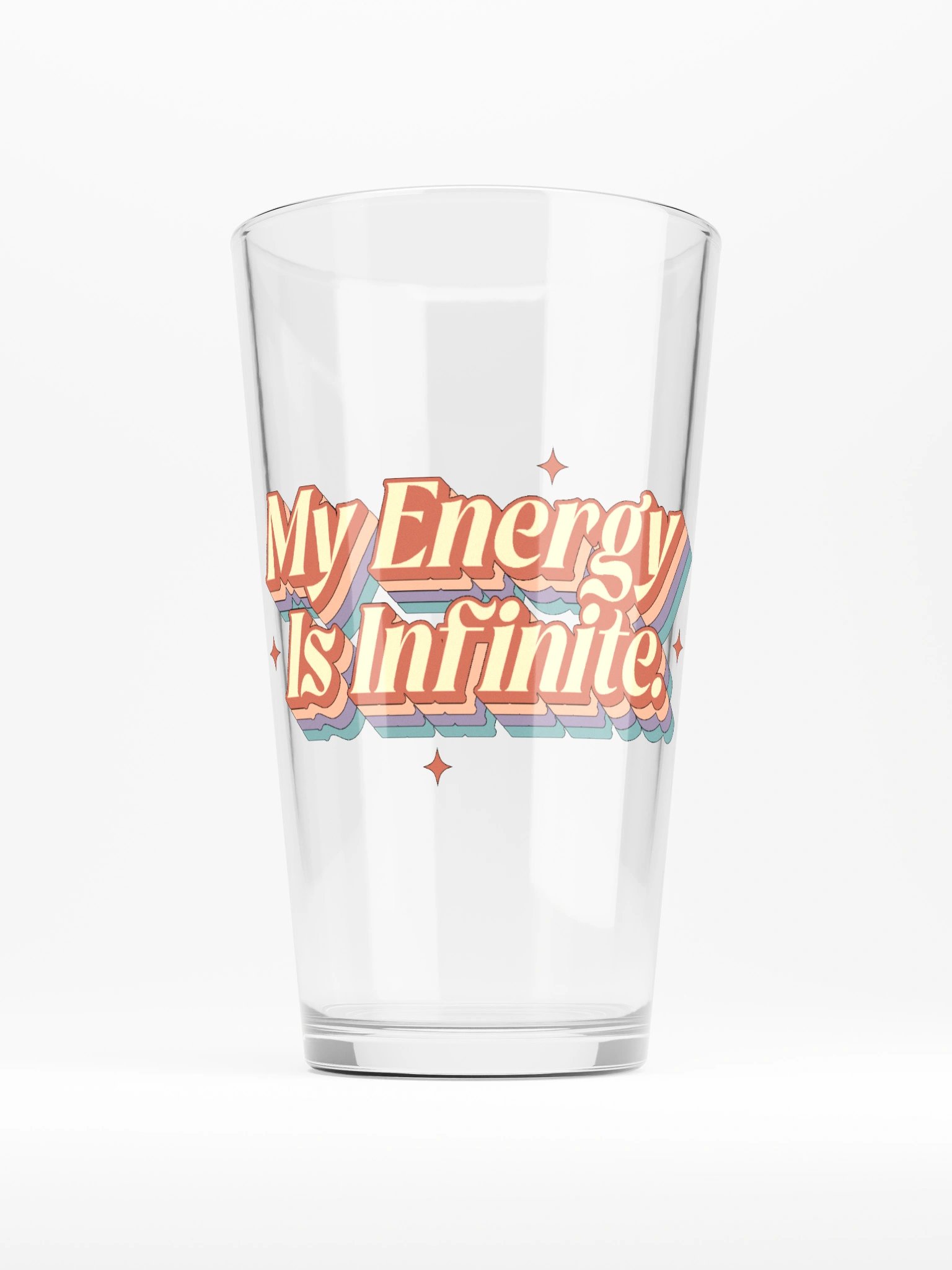 Begalinės energijos 3D retro stiklinė pinta product image (1)