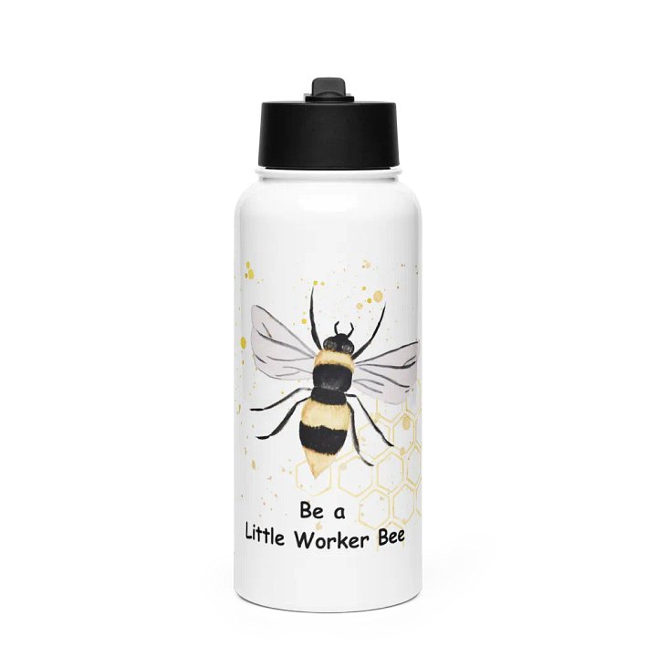 Beautiful Bee Stainless Steel Water Bottle product image (1)