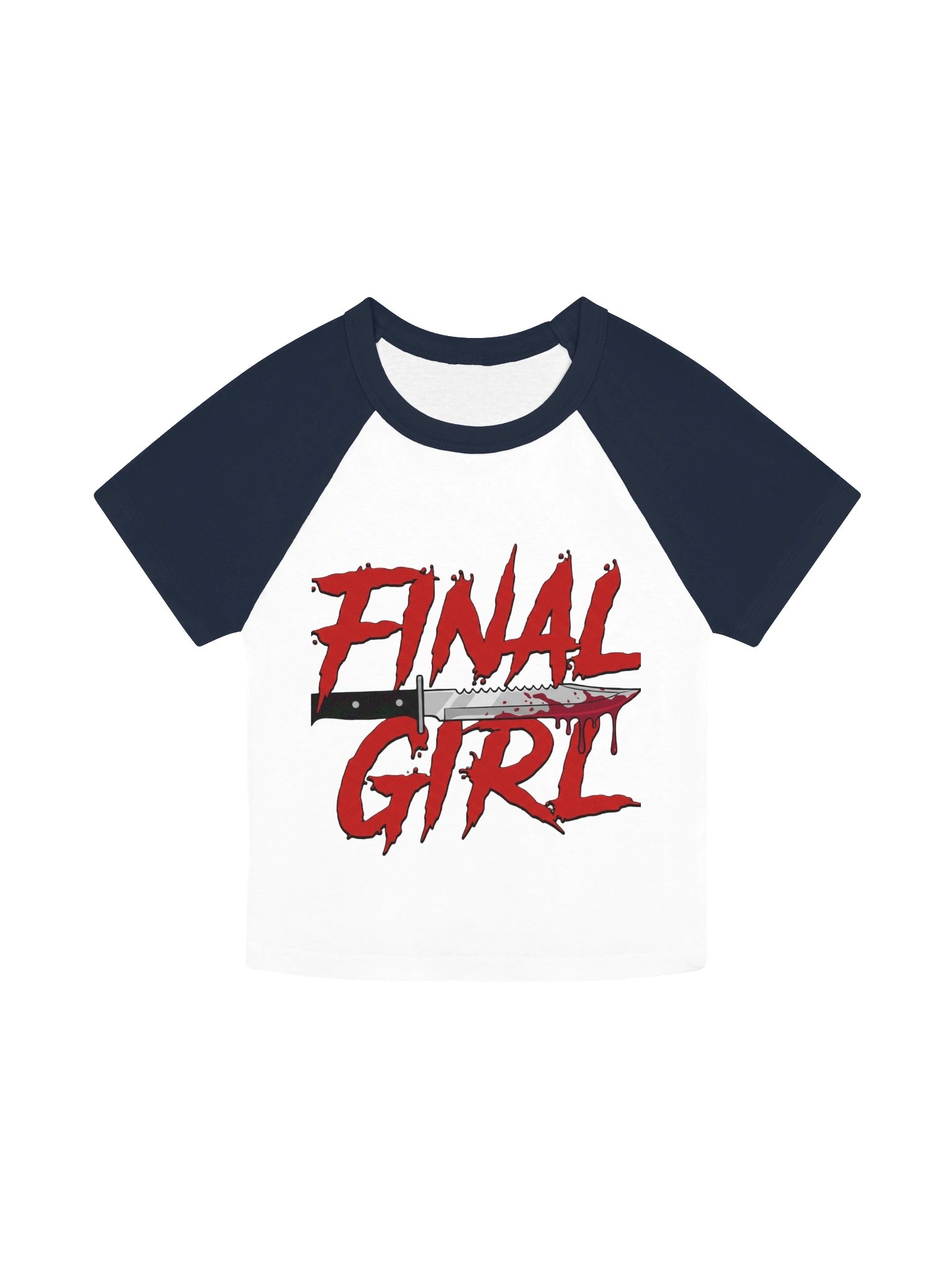 Final Girl - Micro Rib Raglan Baby Tee product image (1)