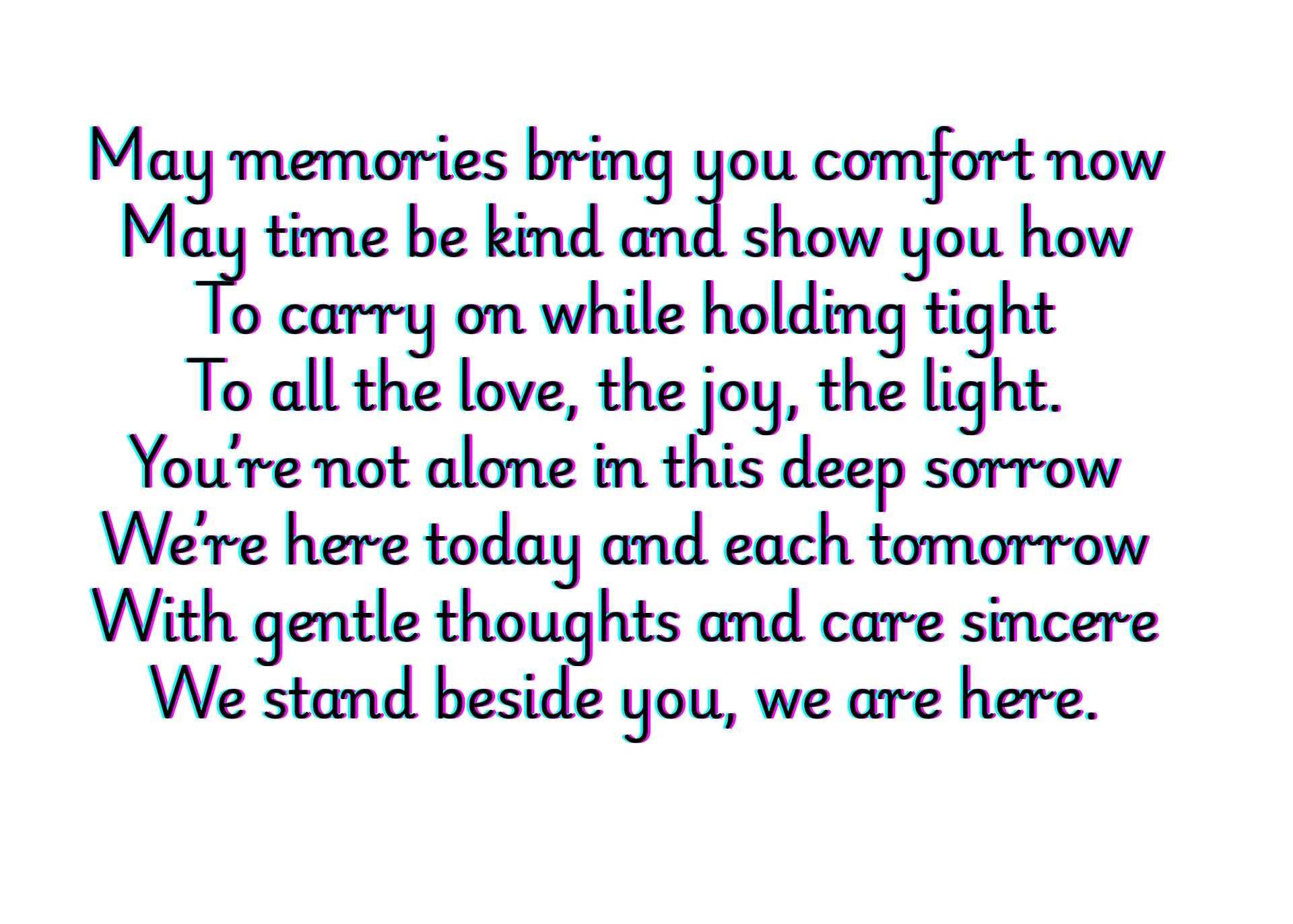 I Am Here for You: Condolence product image (2)