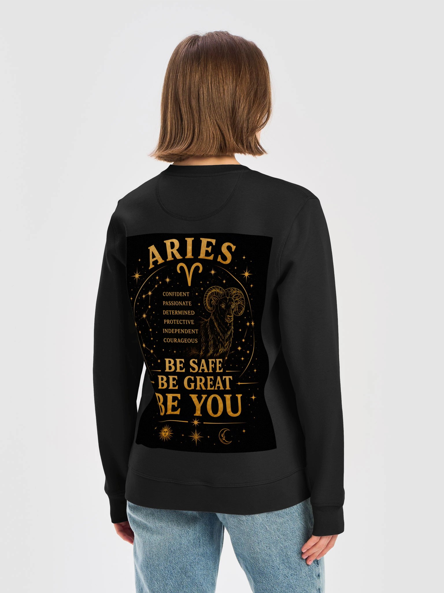 Aries For the fearless leaders. Bold. Courageous. Passionate. Aries isn’t afraid to blaze new trails. Wear your fire proudly and lead with confidence. 🔥 Be Safe. Be Great. Be You. product image (17)