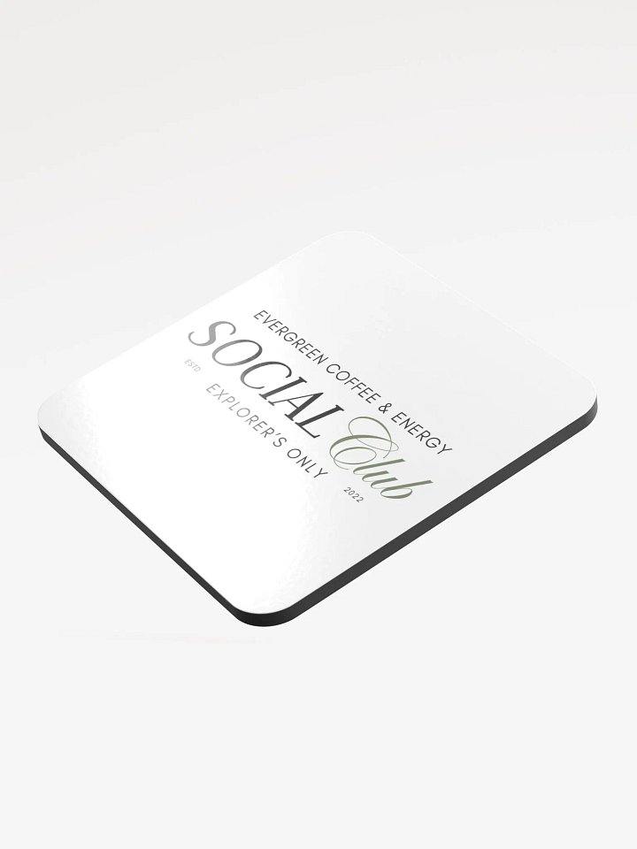 Social Club Cork Coaster | Sip Society product image (2)