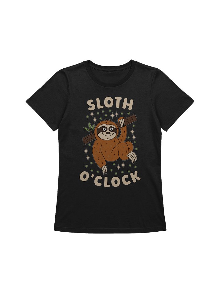 Sloth O'Clock Sloth Women's Relaxed-fit T-shirt product image (1)