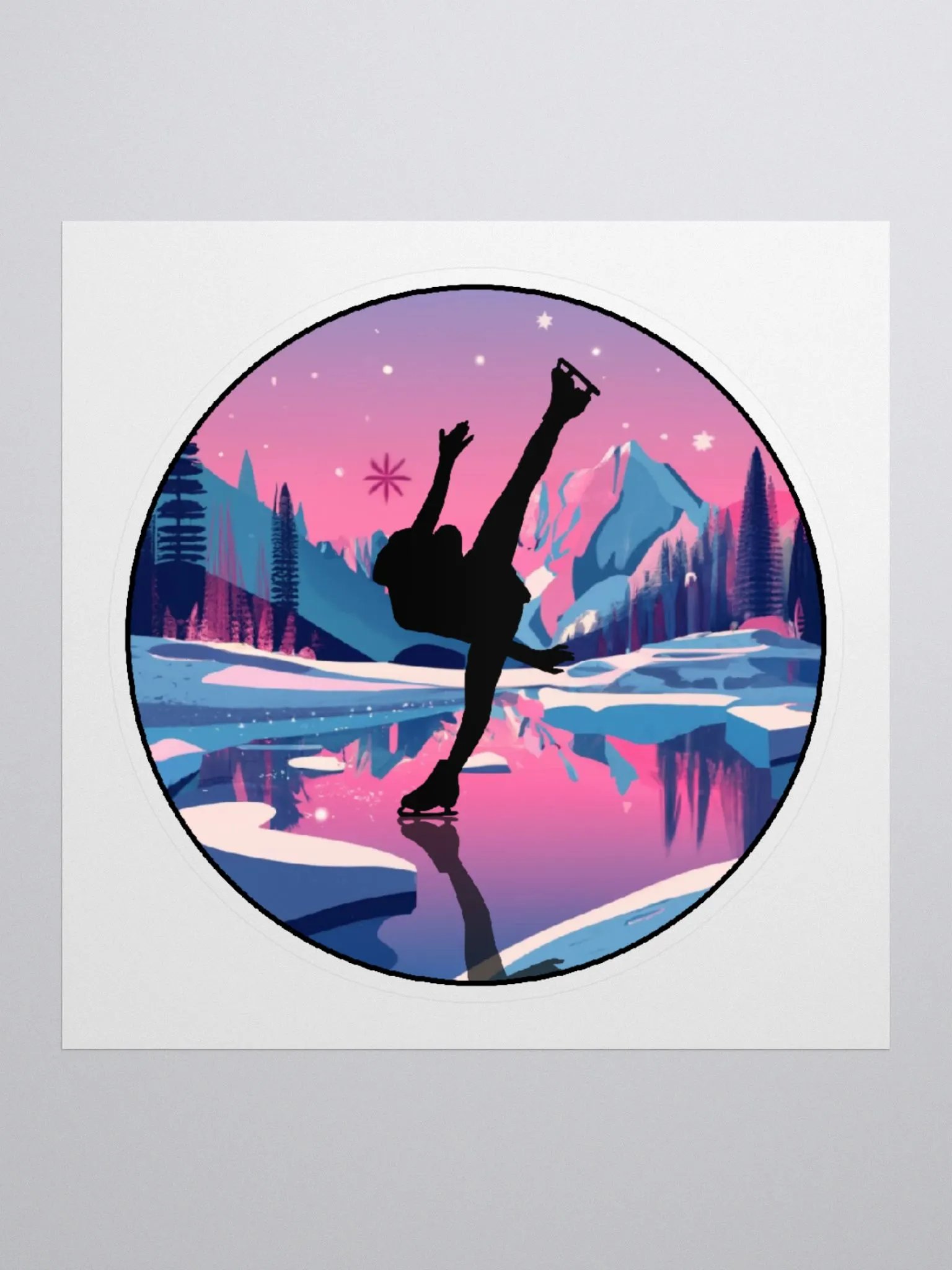 Ice Queen Spiral Sticker product image (1)