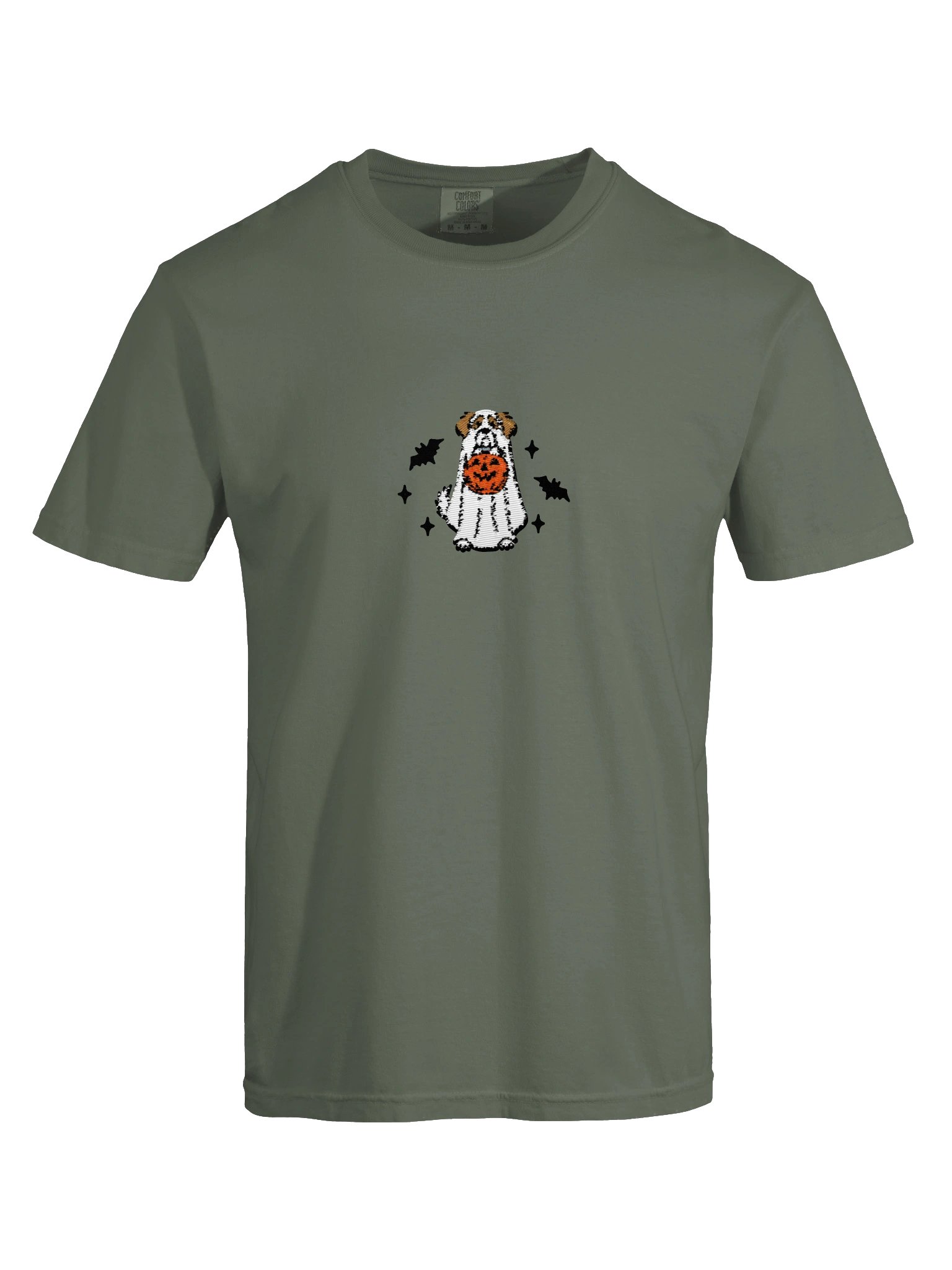 Halloween Great Pyrenees(Brown & White) Embroidered T-Shirt product image (8)