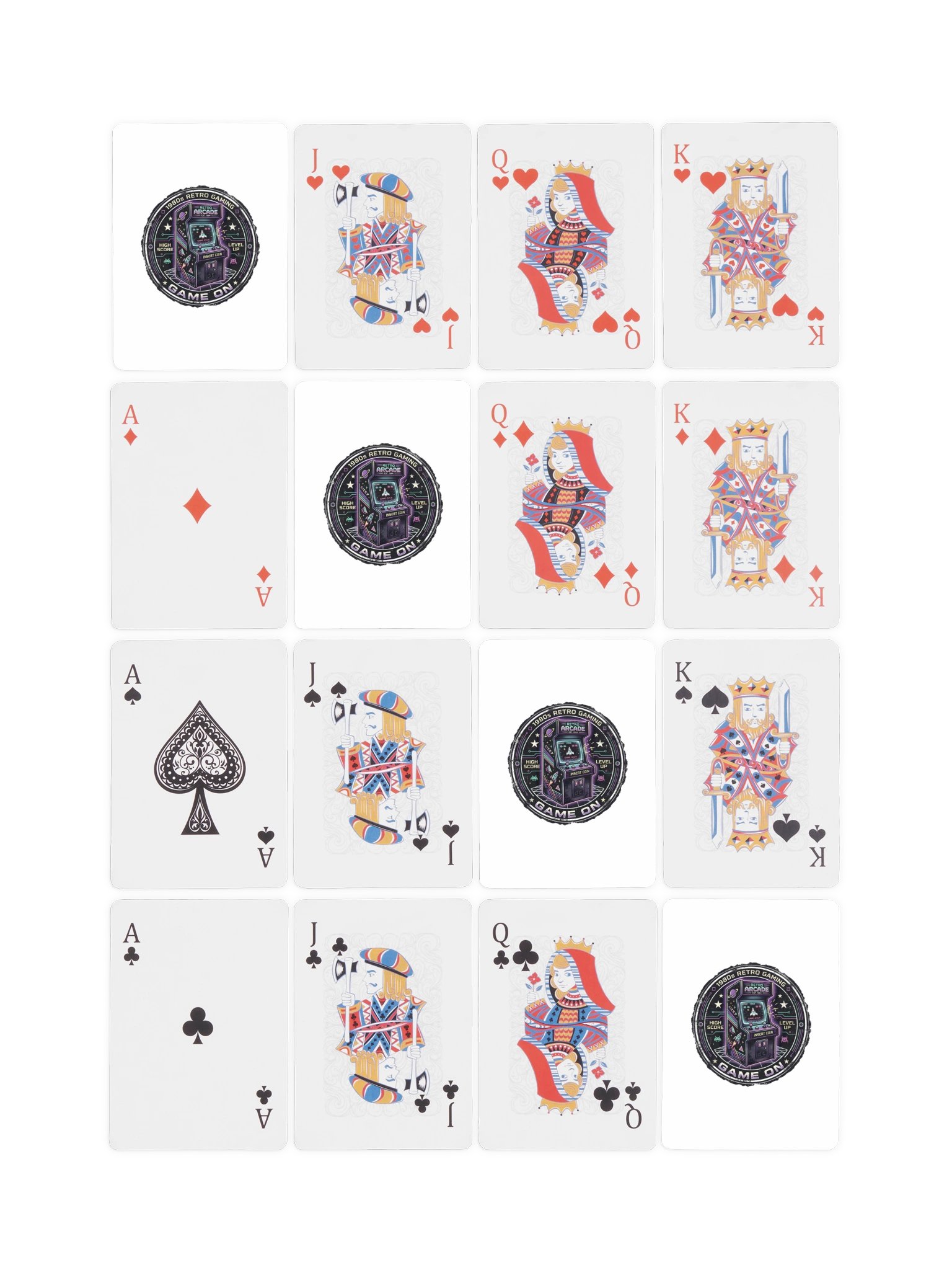 Retro Arcade Poker Playing Cards product image (5)