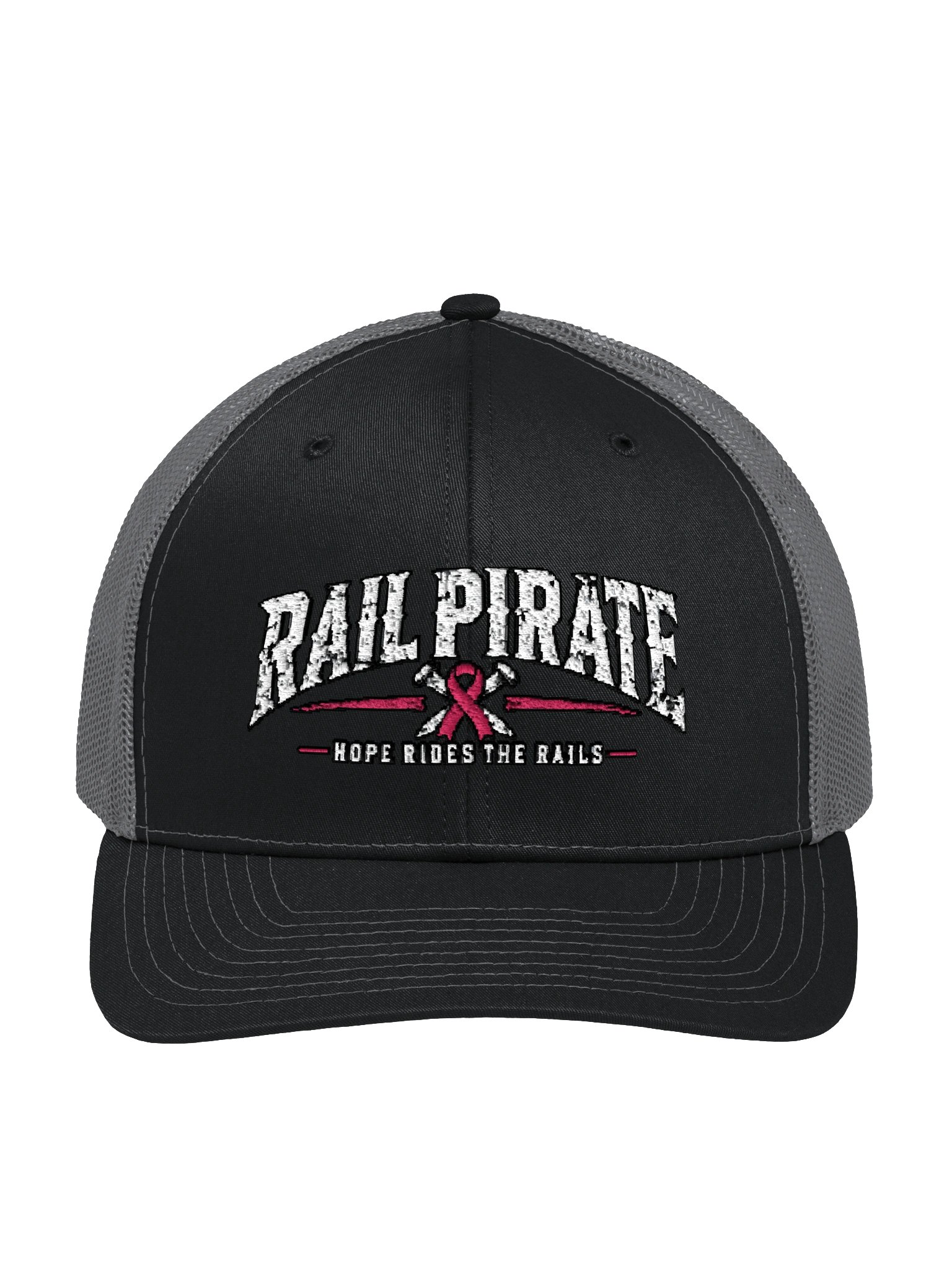 Rail Pirate™ Hope Rides the Rails Trucker Hat — Awareness Month product image (1)