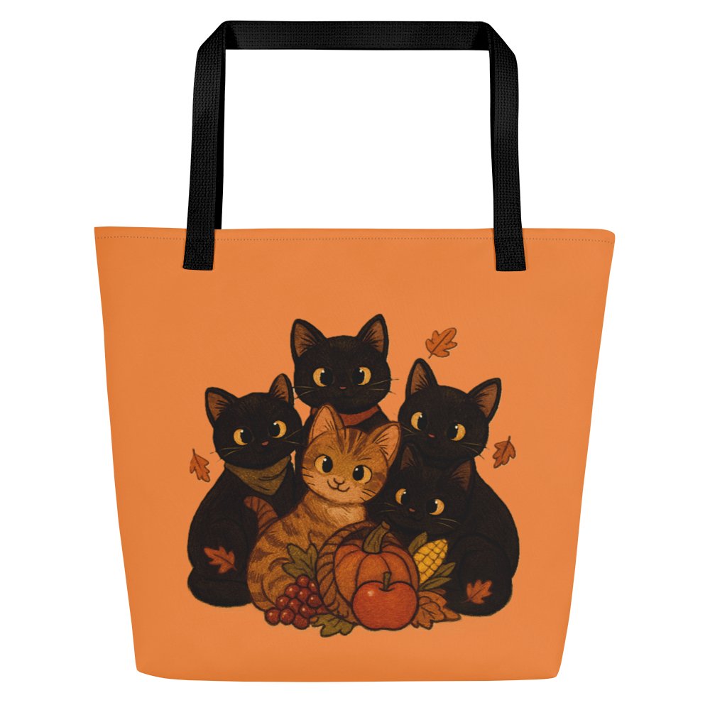 Cat Brigade Fall Tote Bag product image (1)
